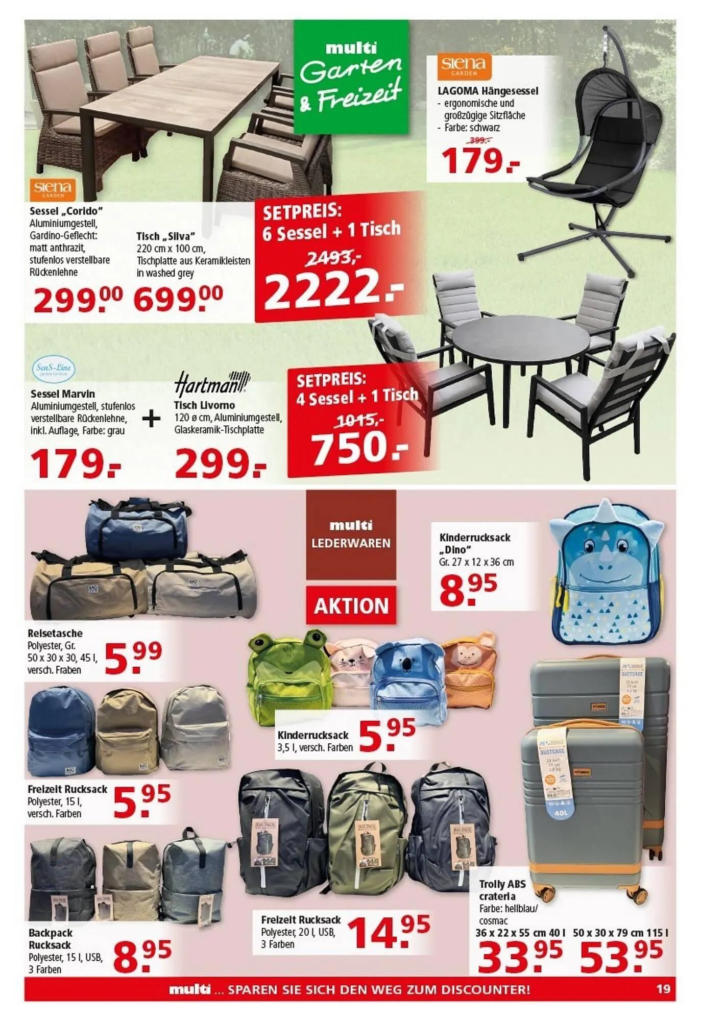 Multi Markt Prospekt von 11. Mai bis 16. Mai 2026 - Prospekt seite 19