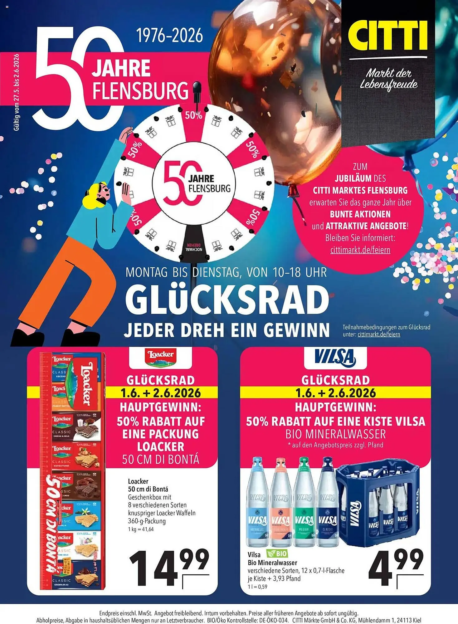 CITTI Markt Prospekt von 27. Mai bis 2. Juni 2026 - Prospekt seite 1