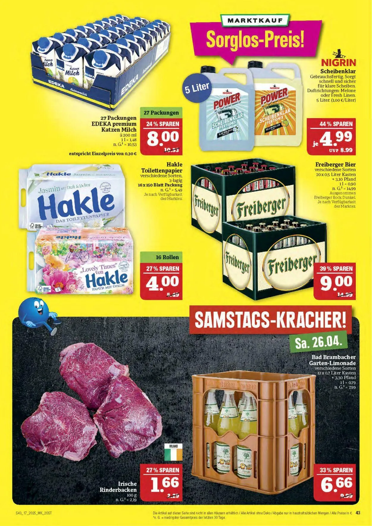 Marktkauf - Döbeln von 22. April bis 26. April 2025 - Prospekt seite 43