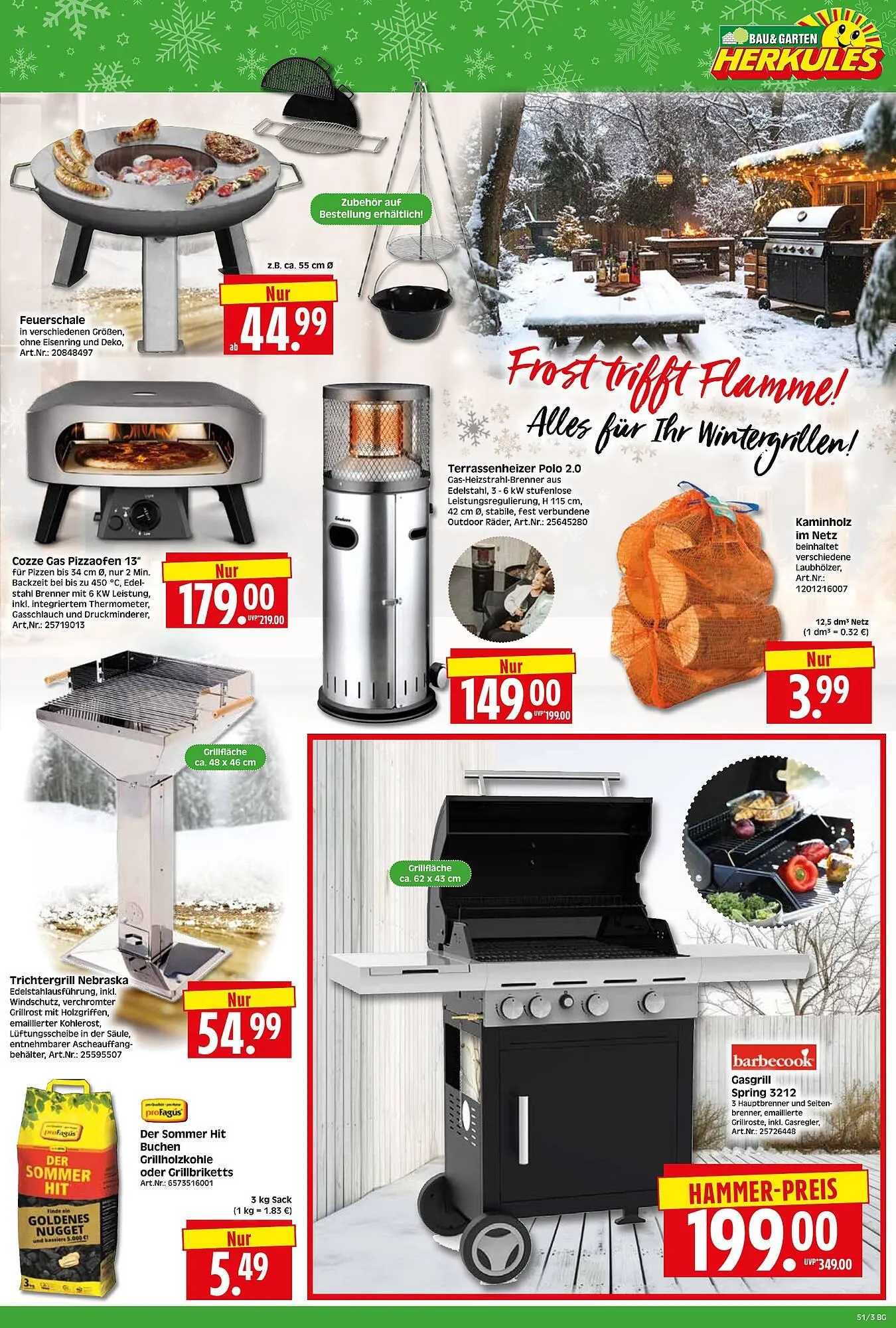 Herkules Baumarkt Prospekt von 15. Dezember bis 20. Dezember 2025 - Prospekt seite 3