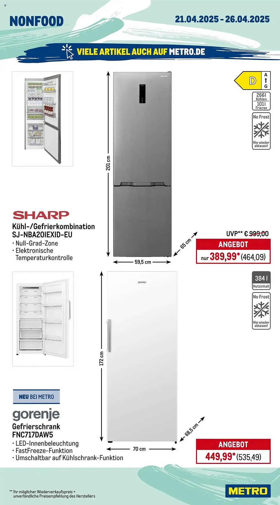 METRO Prospekt von 21. April bis 26. April 2025 - Prospekt seite 17