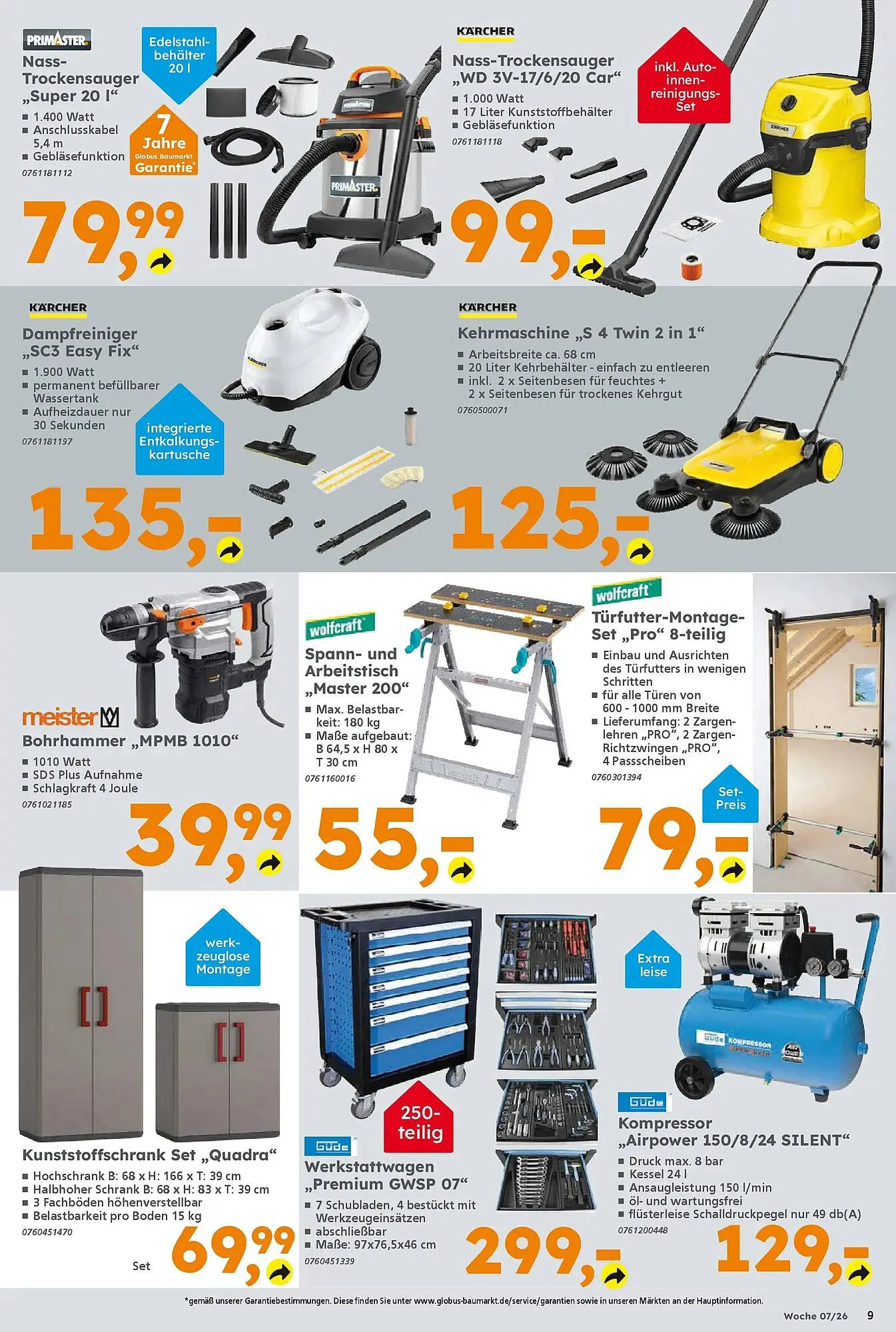 Globus Baumarkt Prospekt von 8. Februar bis 14. Februar 2026 - Prospekt seite 9