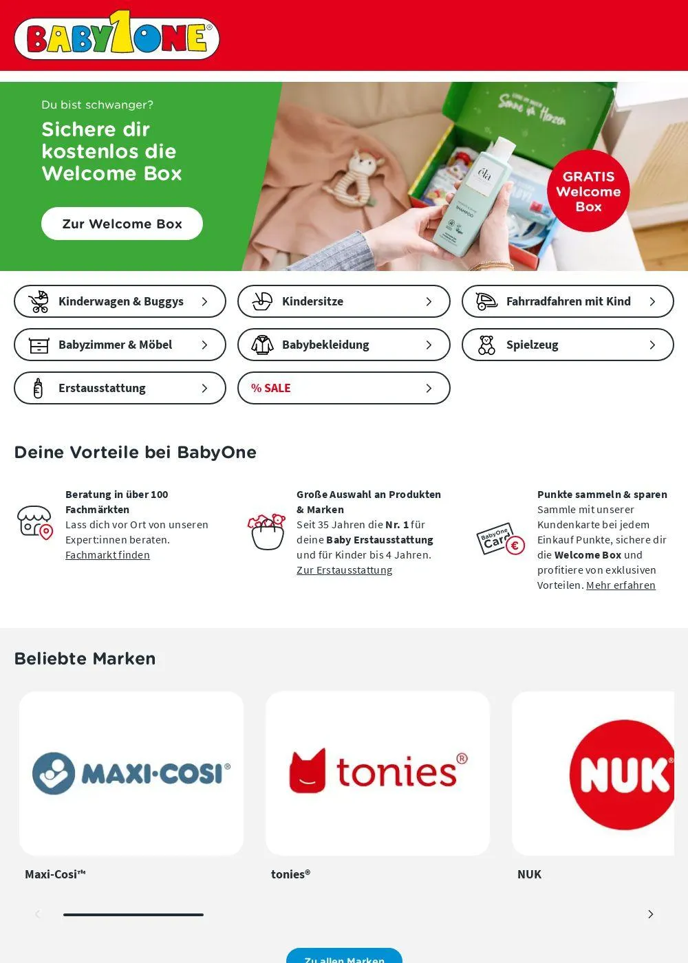 BabyOne Aktueller Prospekt - 1