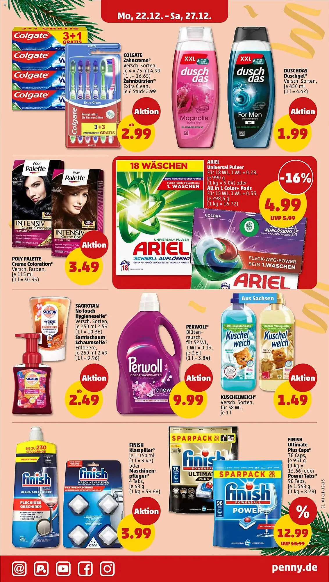 PENNY Prospekt von 22. Dezember bis 27. Dezember 2025 - Prospekt seite 25