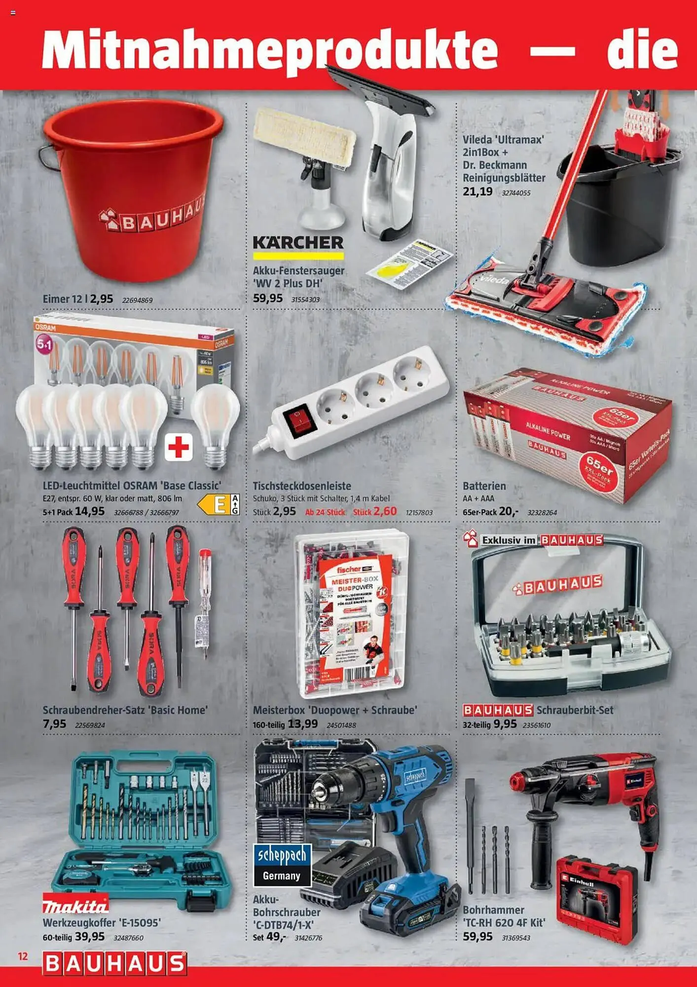 Bauhaus Prospekt von 4. Oktober bis 1. November 2025 - Prospekt seite 12