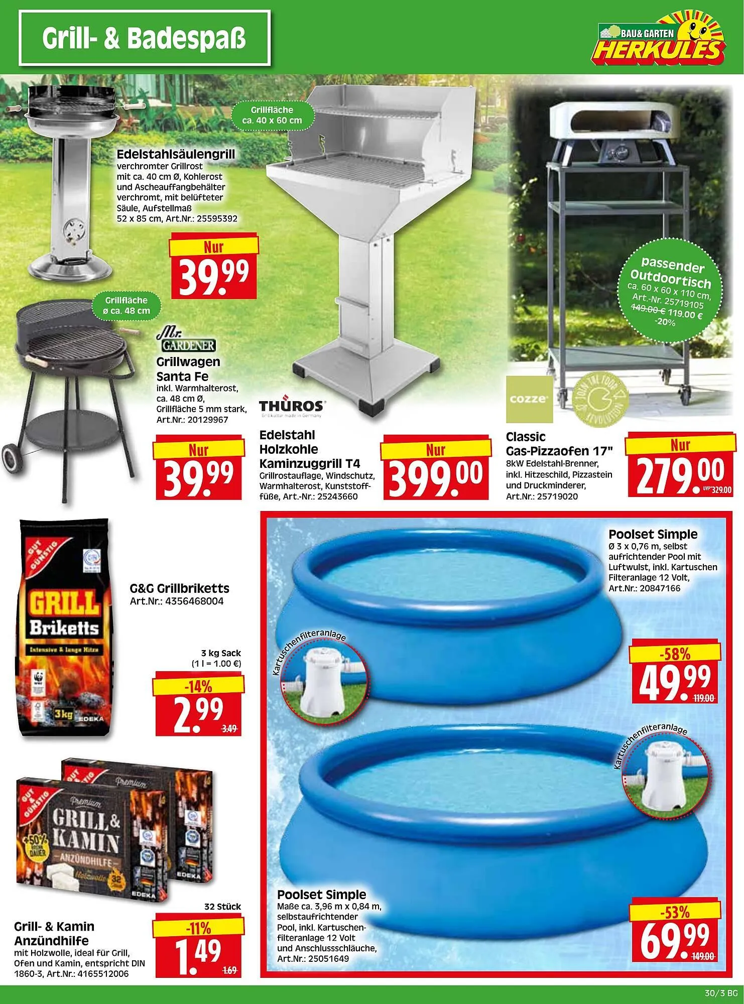 Herkules Baumarkt Prospekt von 21. Juli bis 26. Juli 2025 - Prospekt seite 3