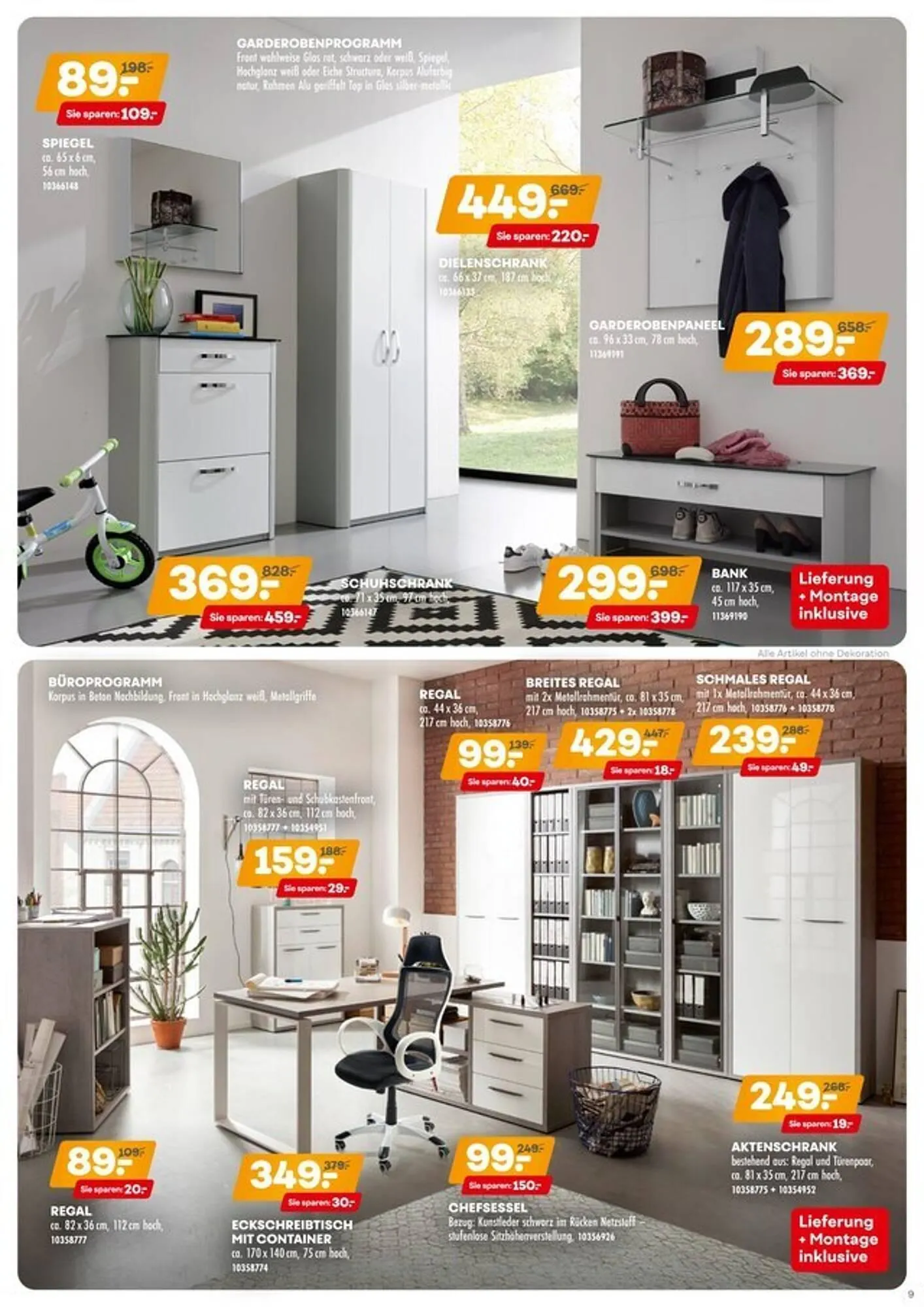 Möbel Kraft Prospekt von 5. März bis 1. April 2025 - Prospekt seite 9