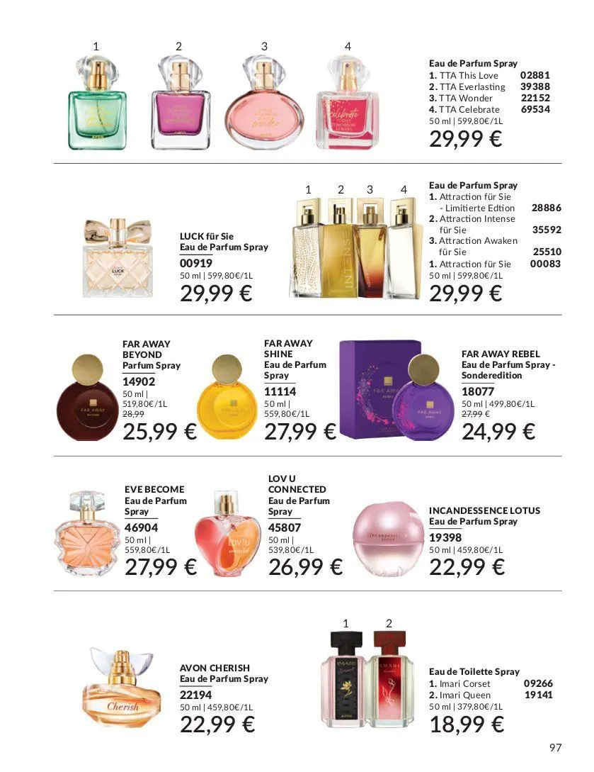 Avon Aktueller Prospekt von 4. Juni bis 18. Juni 2025 - Prospekt seite 97