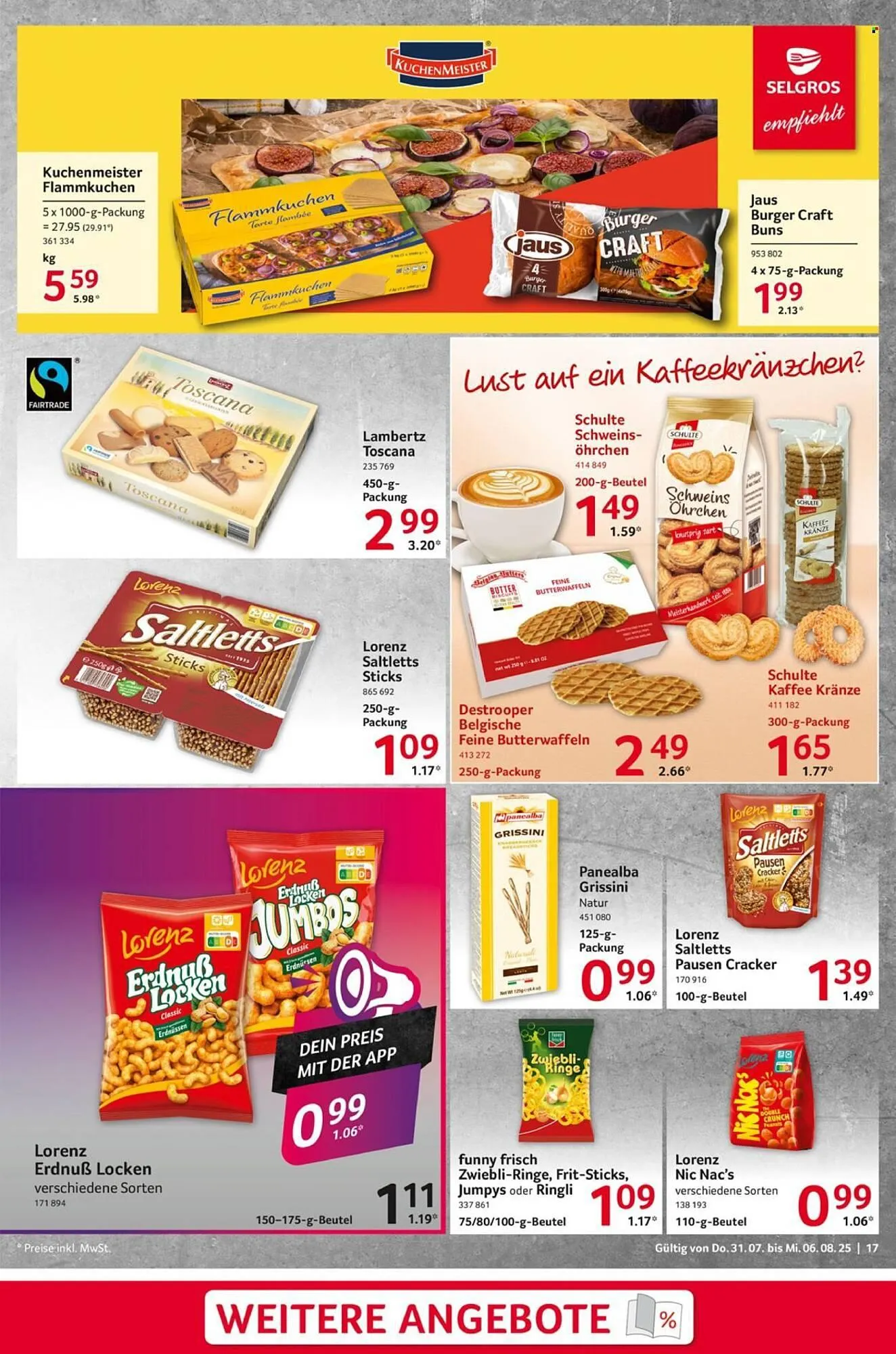 Selgros Prospekt von 31. Juli bis 6. August 2025 - Prospekt seite 17