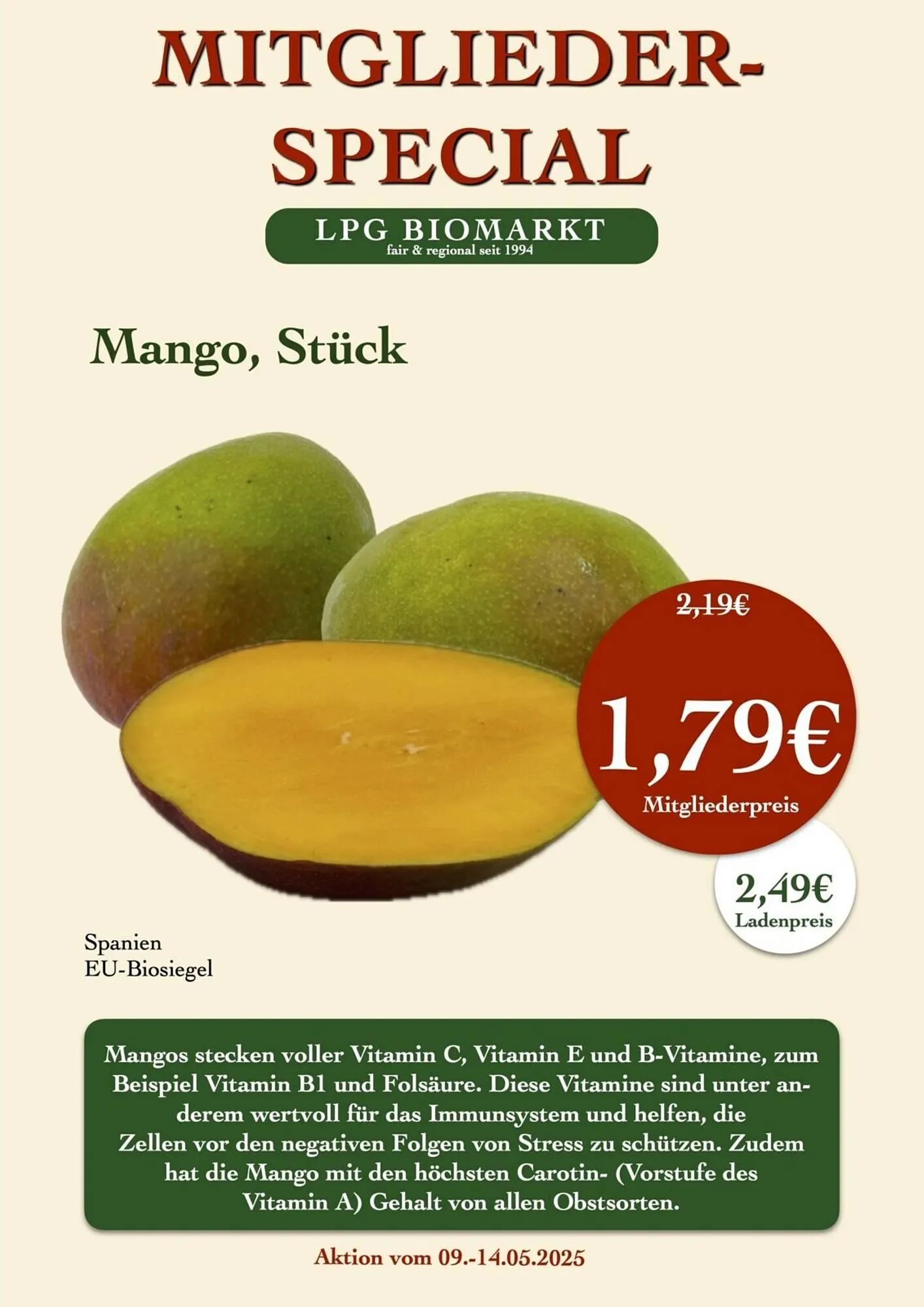 LPG Biomarkt Prospekt von 9. Mai bis 14. Mai 2025 - Prospekt seite 5