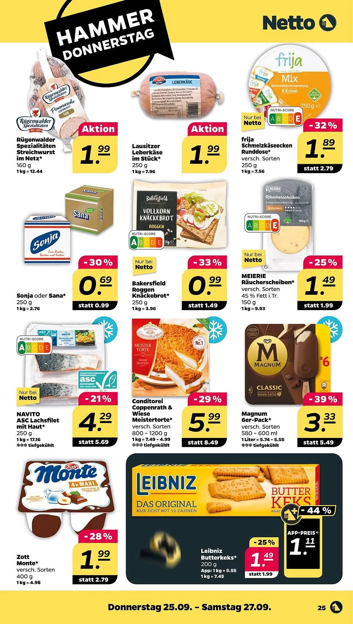 NETTO Prospekt von 22. September bis 27. September 2025 - Prospekt seite 25