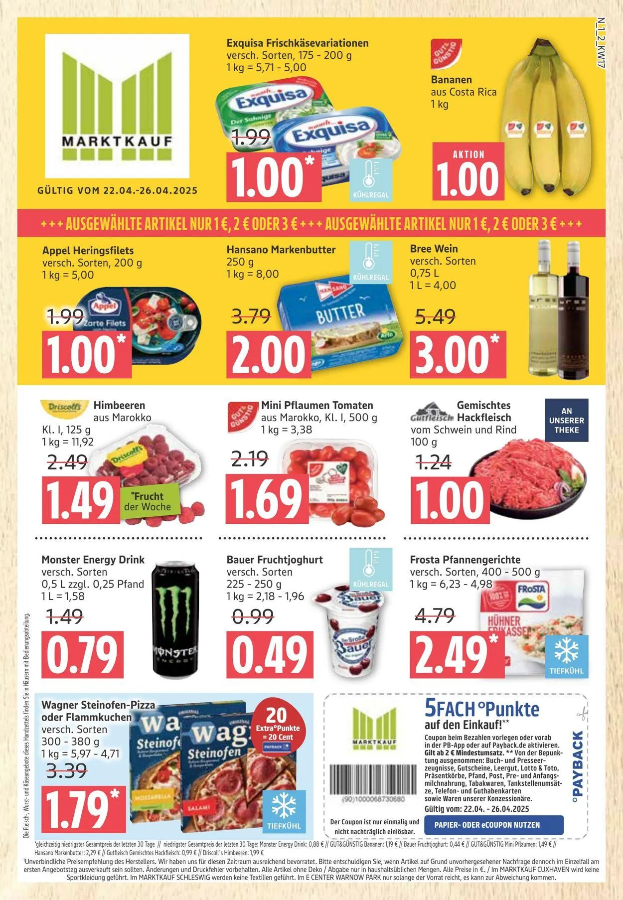 Marktkauf von 21. April bis 26. April 2025 - Prospekt seite 1