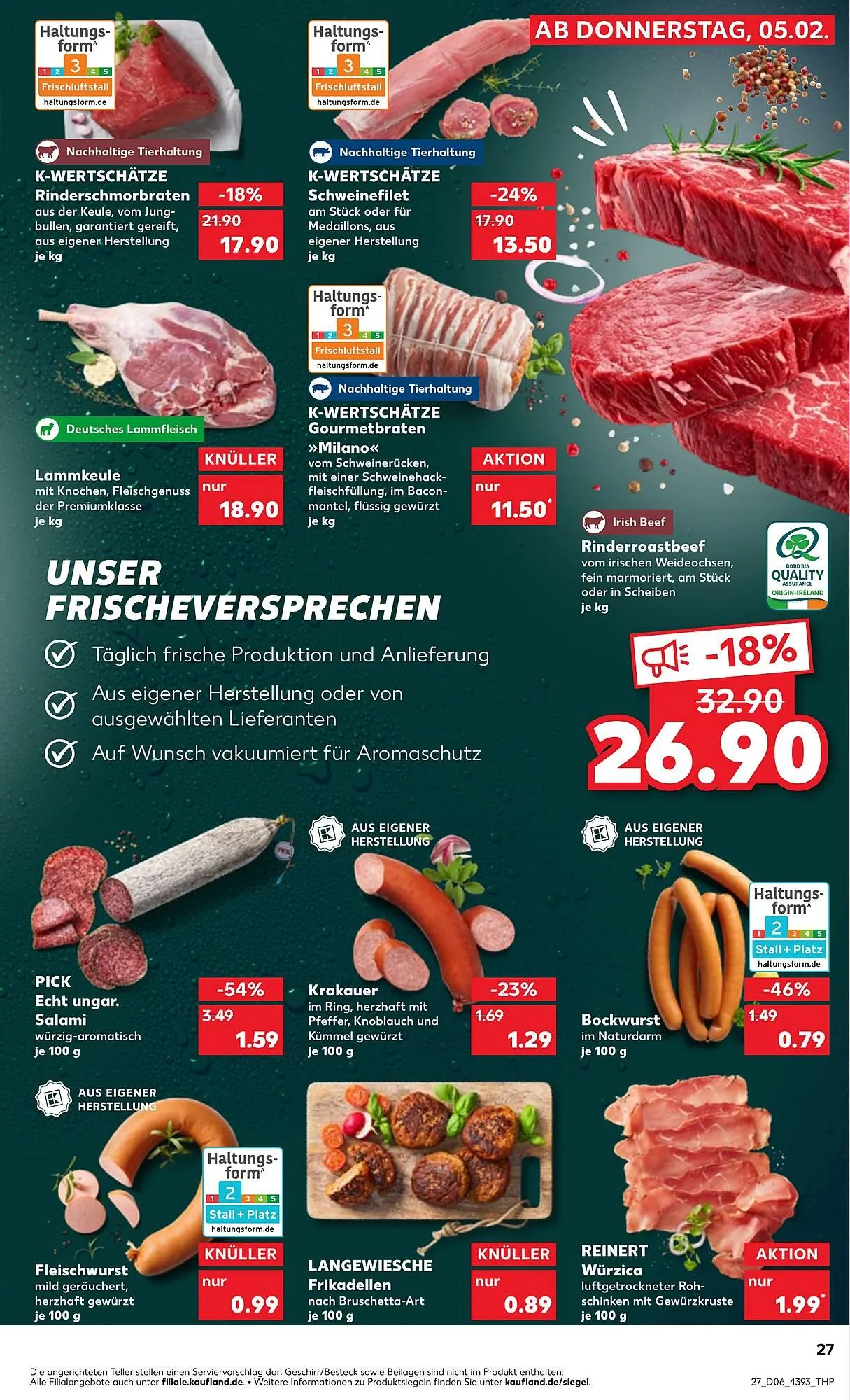 Kaufland Prospekt von 5. Februar bis 11. Februar 2026 - Prospekt seite 27