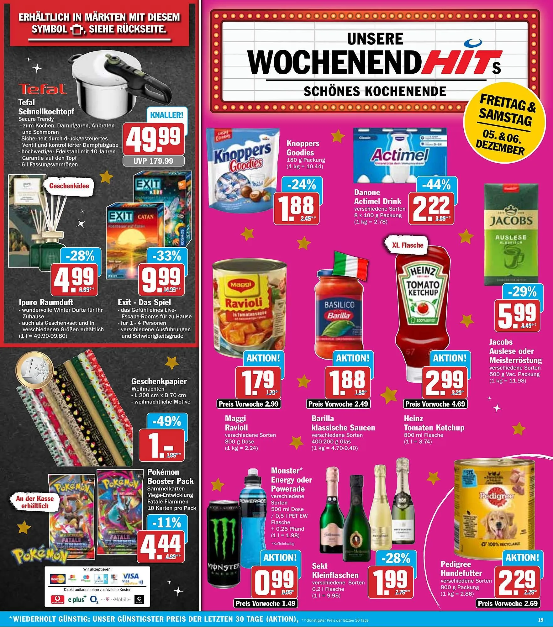 HIT Prospekt von 1. Dezember bis 6. Dezember 2025 - Prospekt seite 19