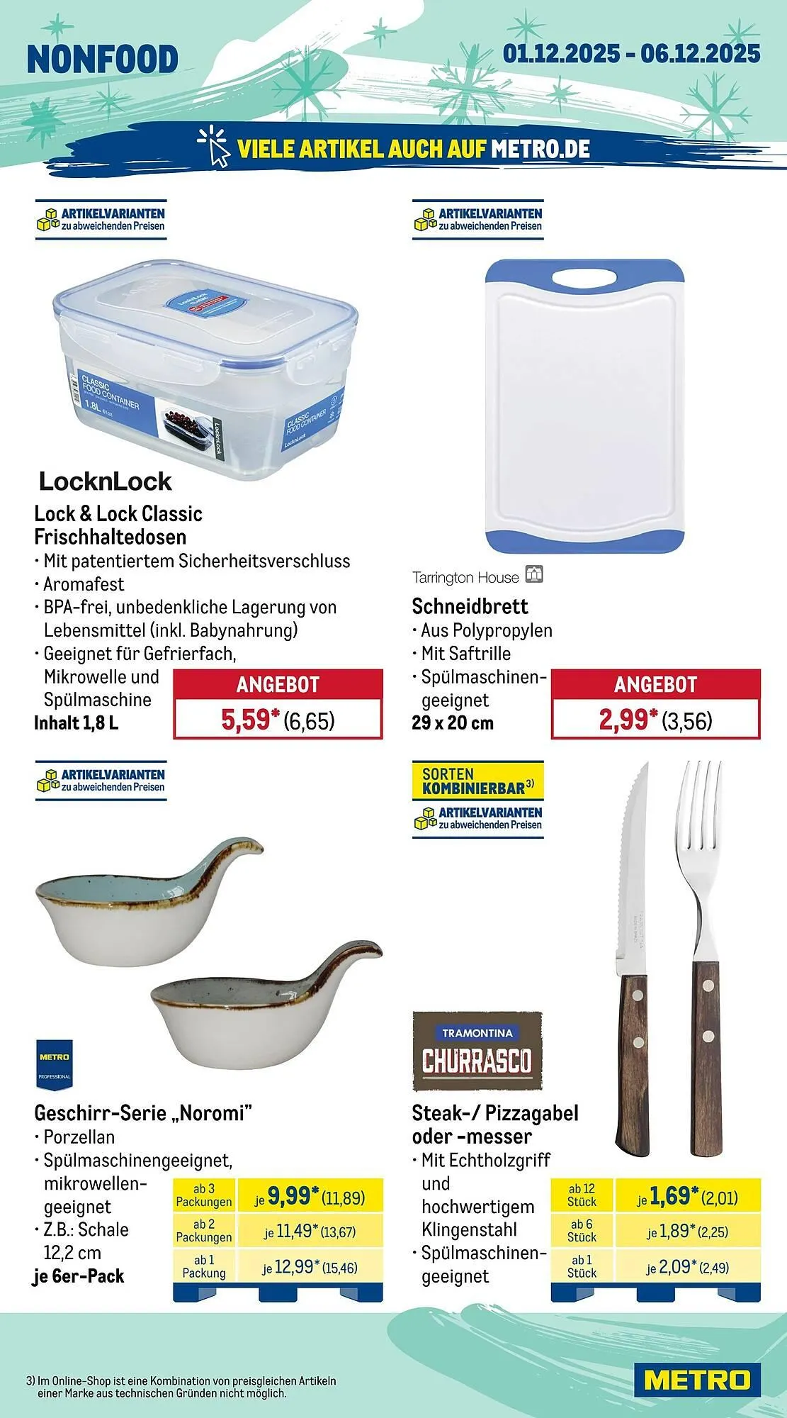 METRO Prospekt von 1. Dezember bis 6. Dezember 2025 - Prospekt seite 22