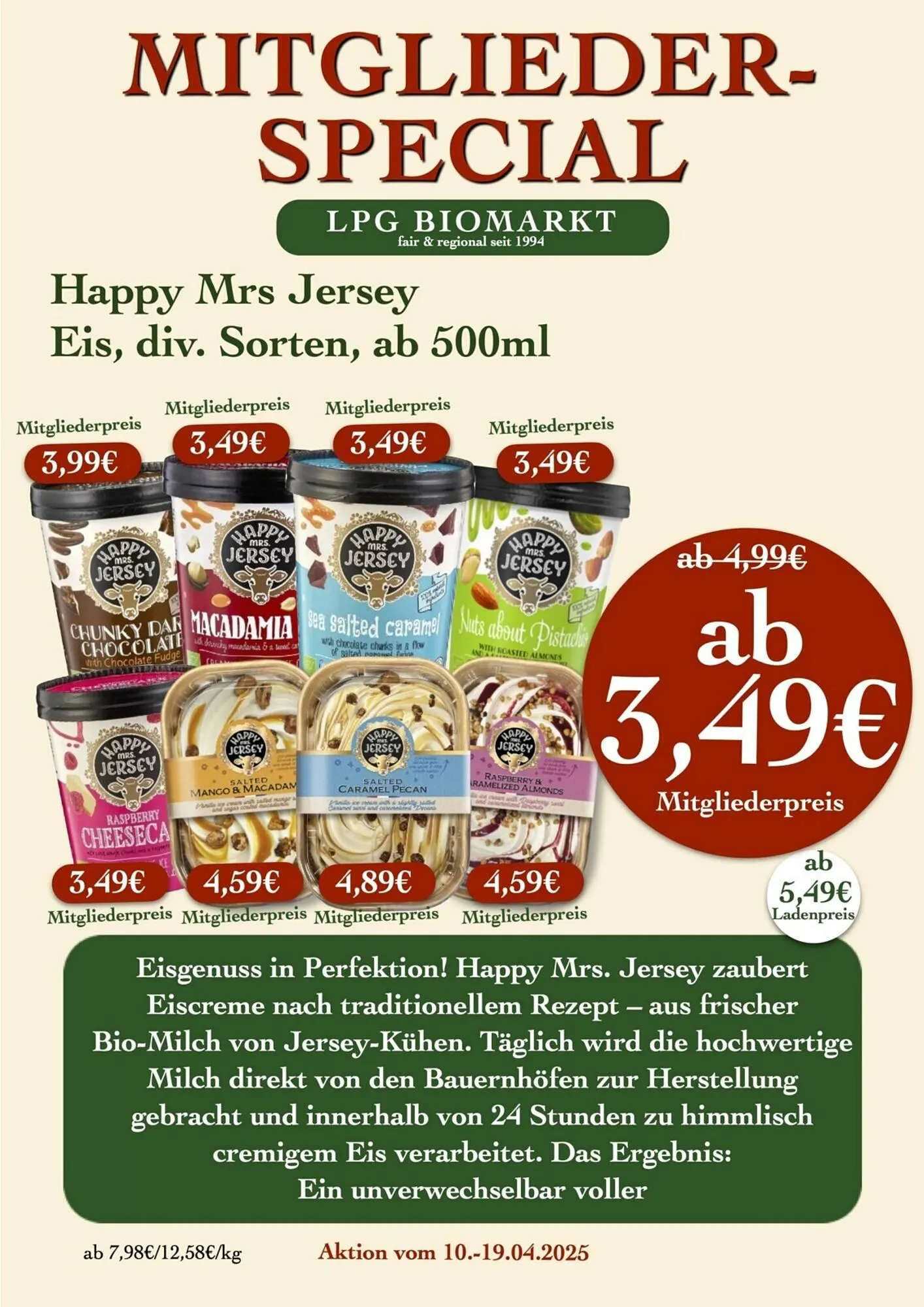 LPG Biomarkt Prospekt von 10. April bis 16. April 2025 - Prospekt seite 21