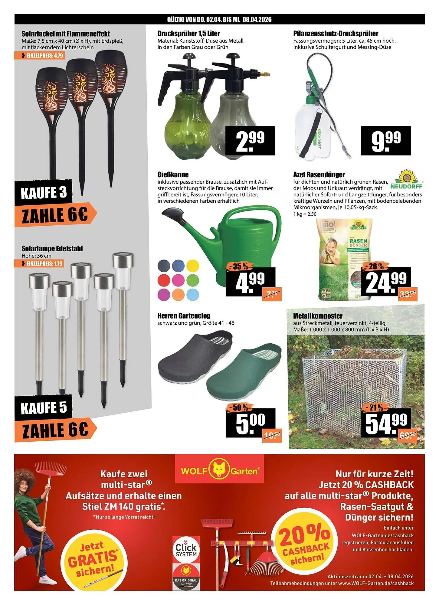 V Baumarkt Prospekt von 2. April bis 9. April 2026 - Prospekt seite 4