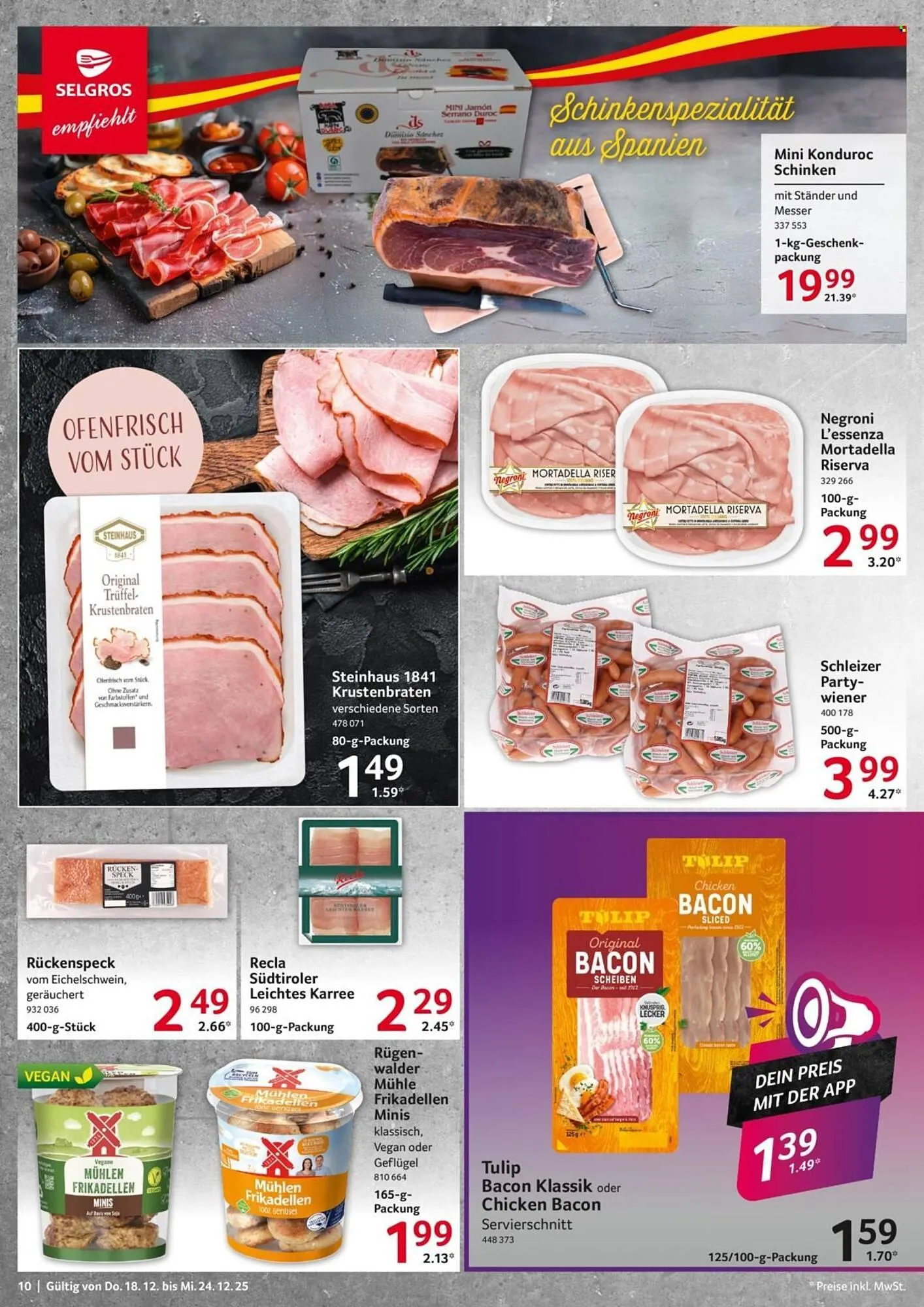 Selgros Prospekt von 18. Dezember bis 24. Dezember 2025 - Prospekt seite 10