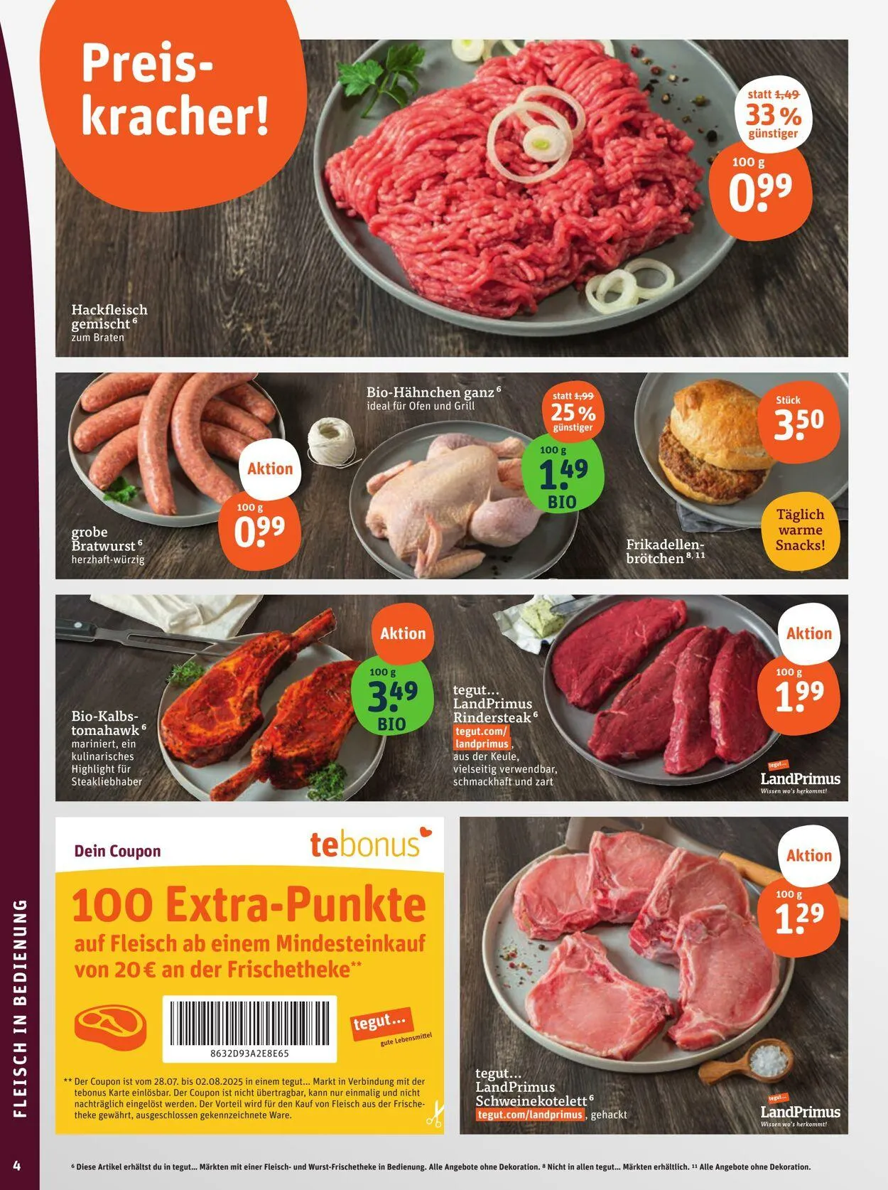 Tegut Aktueller Prospekt von 21. Juli bis 27. Juli 2025 - Prospekt seite 6