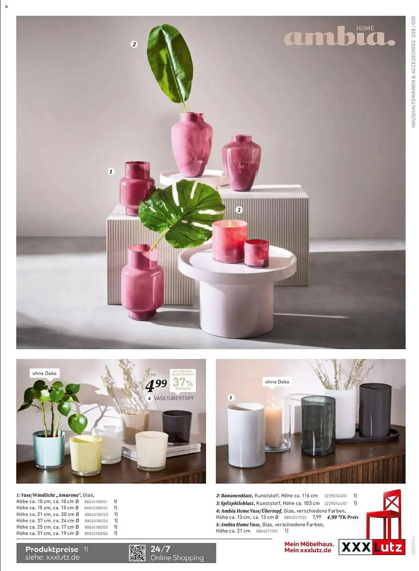 XXXLutz Magazin von 1. März bis 31. August 2026 - Prospekt seite 39