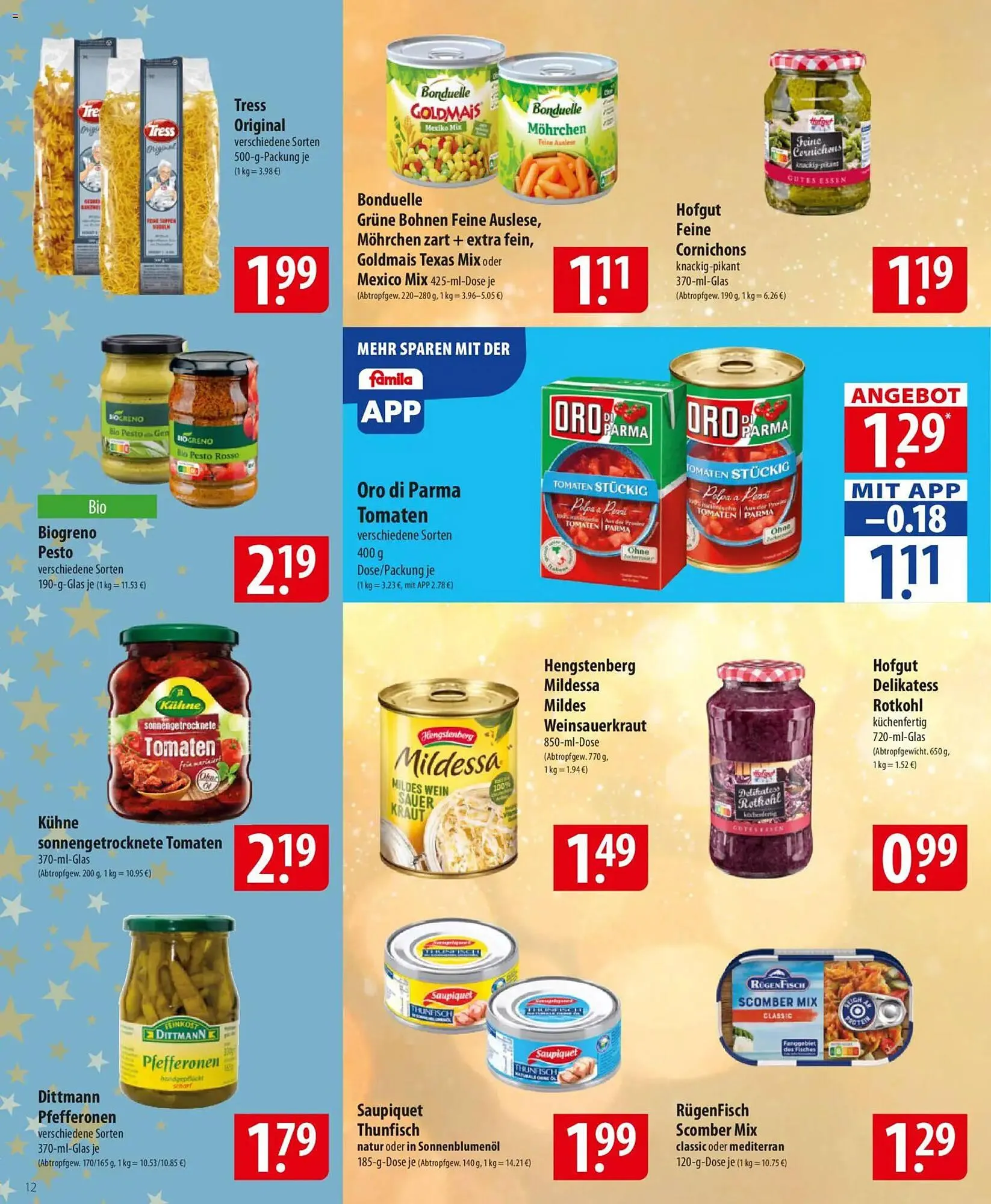 Famila Nord Ost Prospekt von 22. Dezember bis 27. Dezember 2025 - Prospekt seite 12