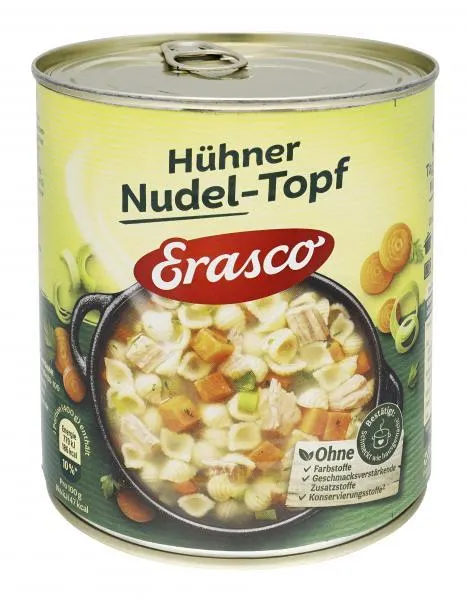 Erasco Hühner Nudel-Topf 800 g