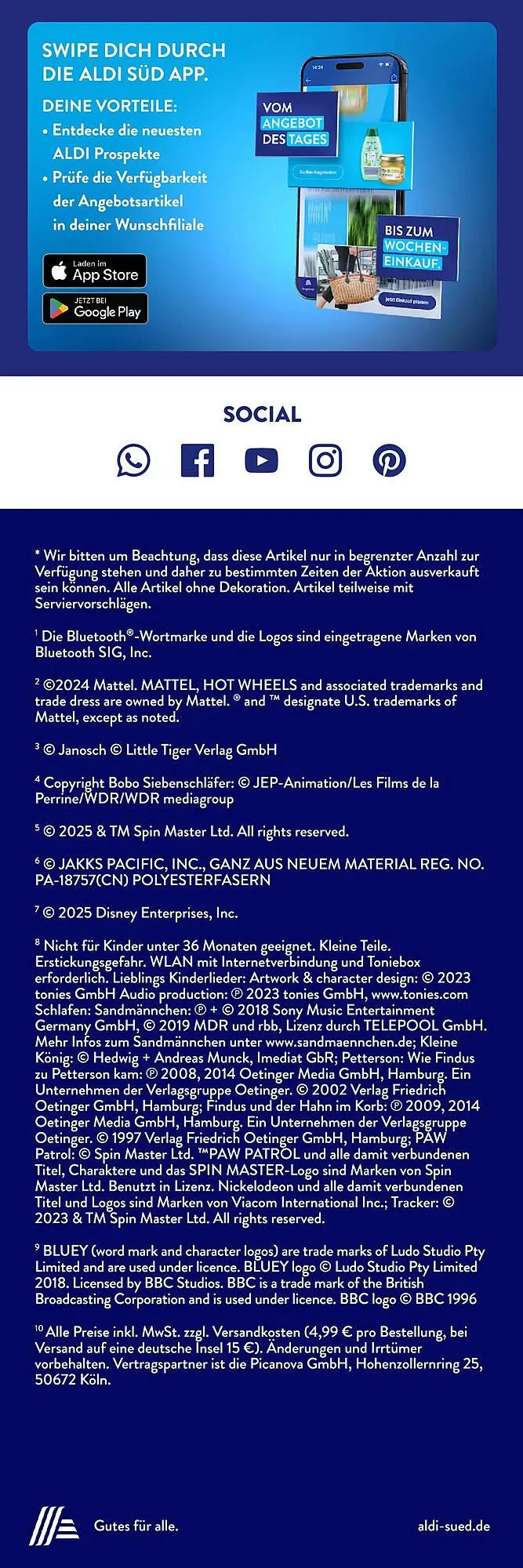 Aldi Süd Prospekt von 31. Oktober bis 30. November 2025 - Prospekt seite 17