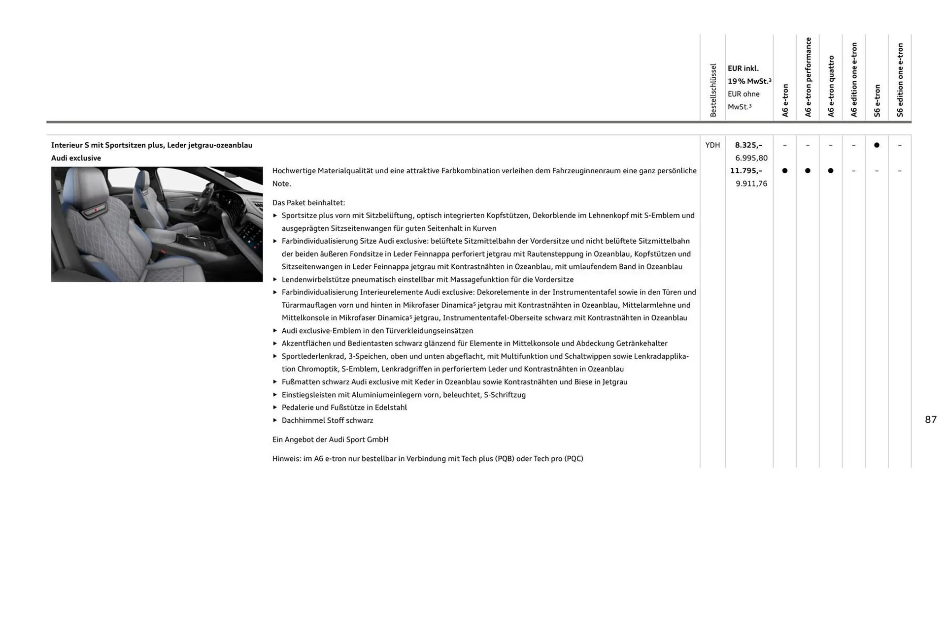 Audi Prospekt von 11. August bis 11. August 2026 - Prospekt seite 87