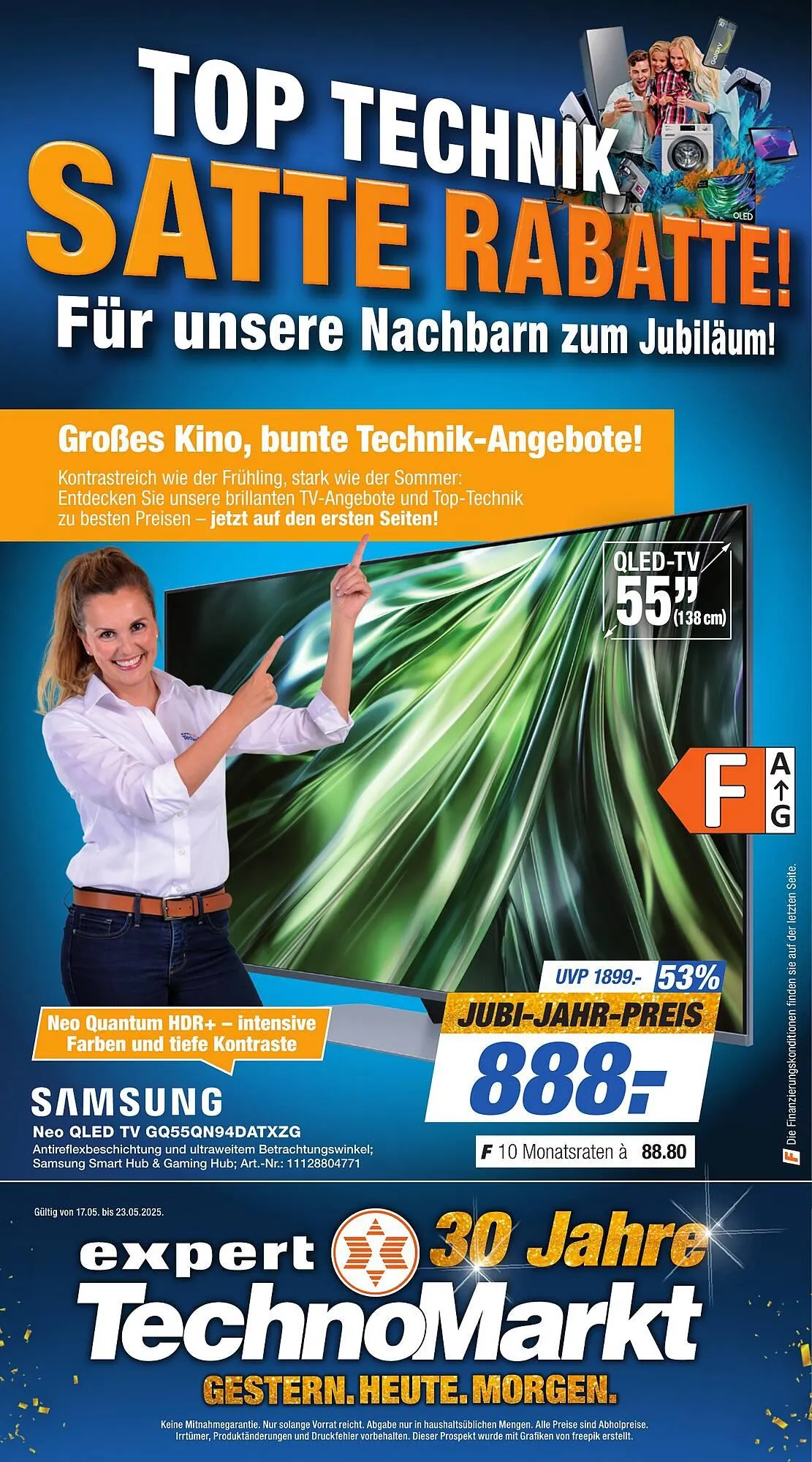 Expert Technomarkt Prospekt von 22. Mai bis 23. Mai 2025 - Prospekt seite 1