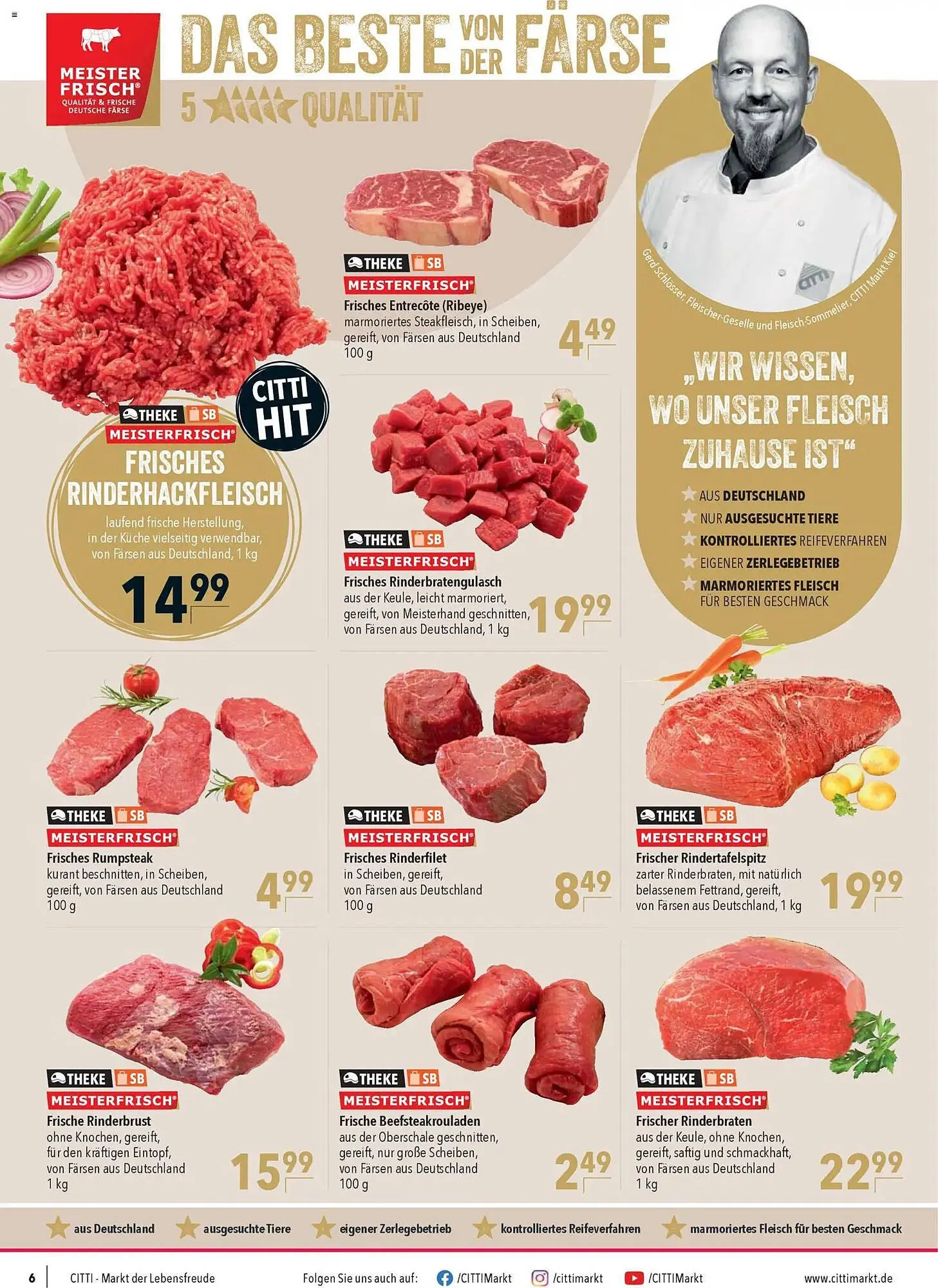 CITTI Markt Prospekt von 21. Januar bis 27. Januar 2026 - Prospekt seite 6