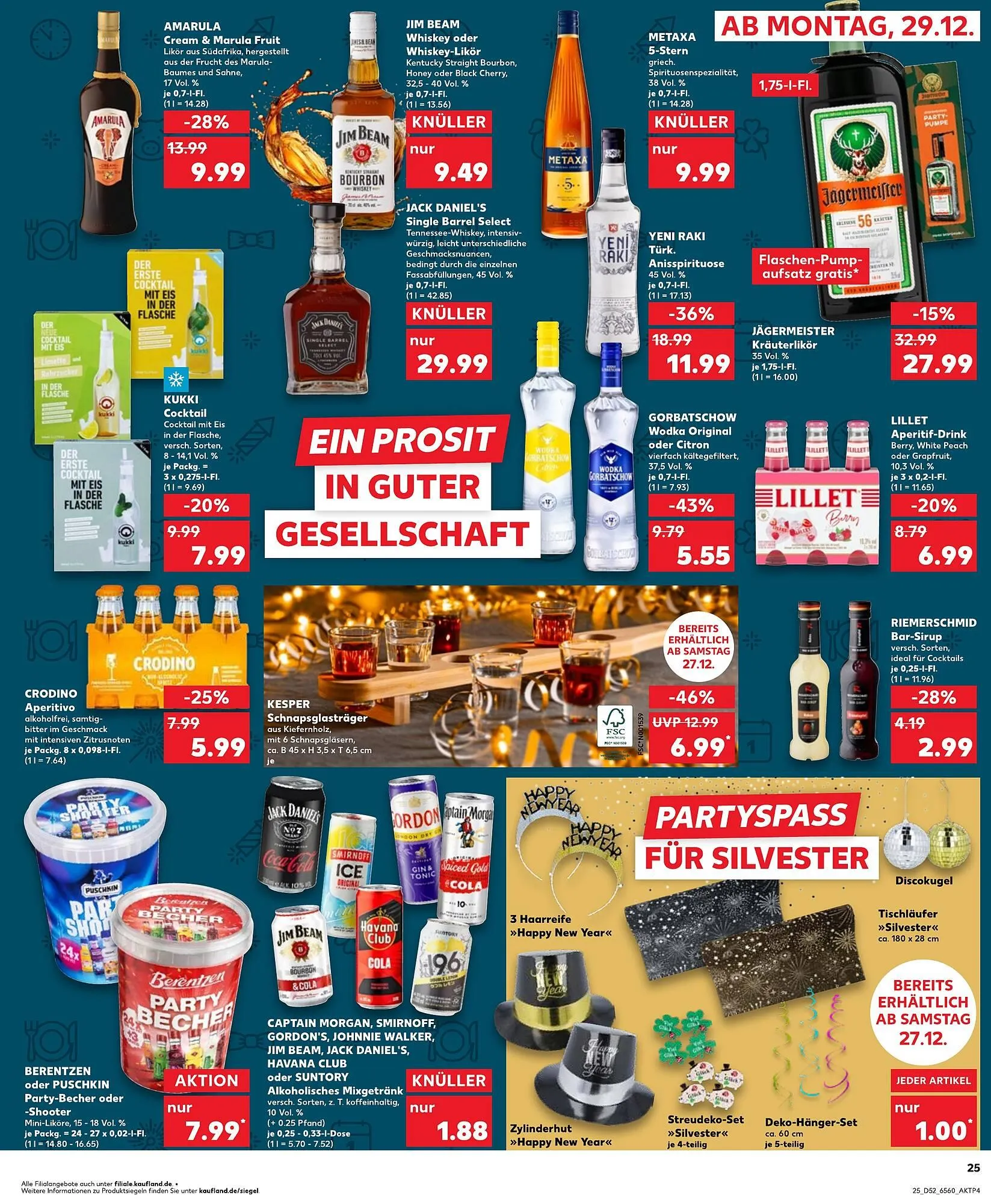 Kaufland Prospekt von 27. Dezember bis 31. Dezember 2025 - Prospekt seite 25
