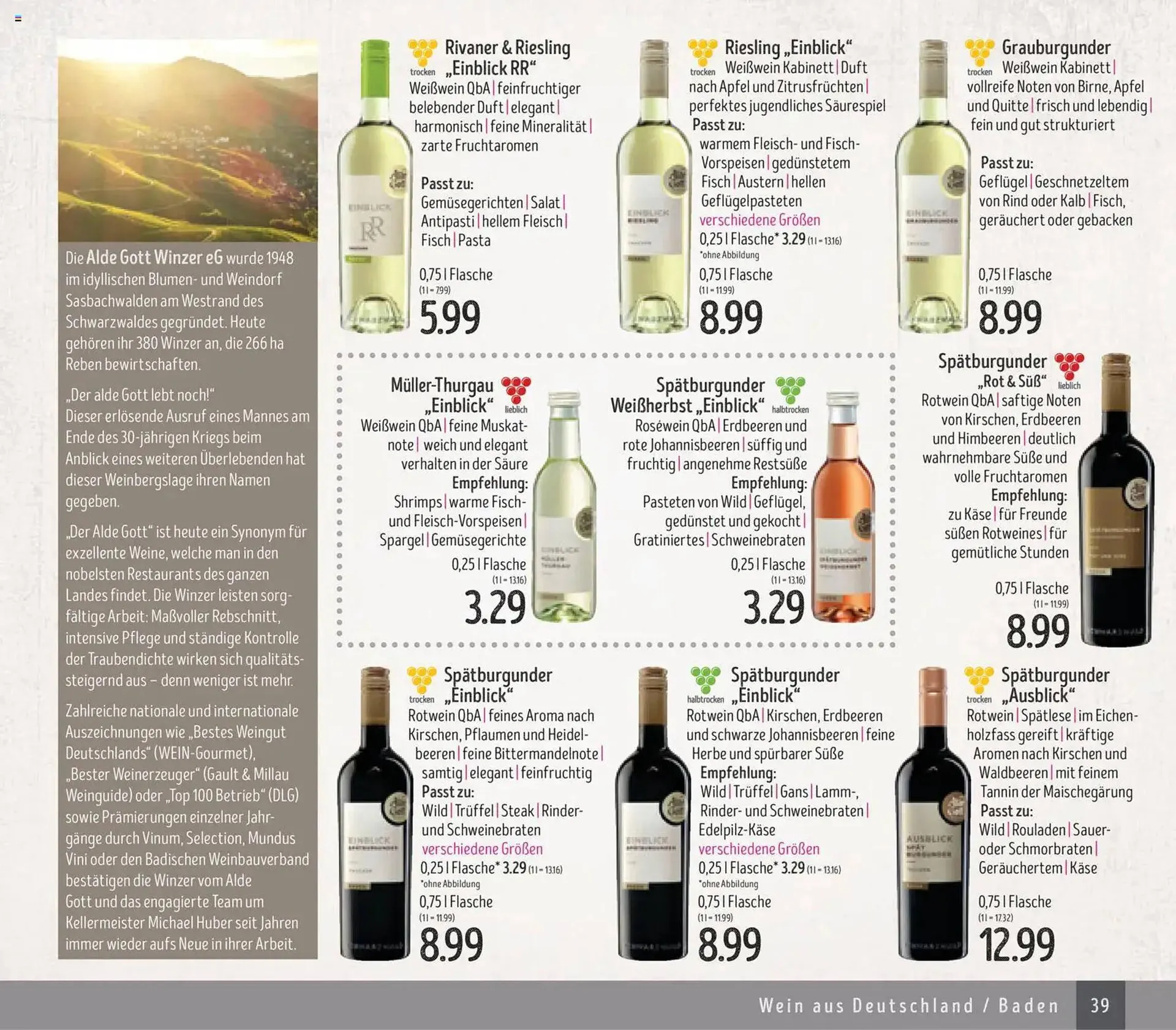 Edeka Struve Prospekt von 14. November bis 31. März 2026 - Prospekt seite 39