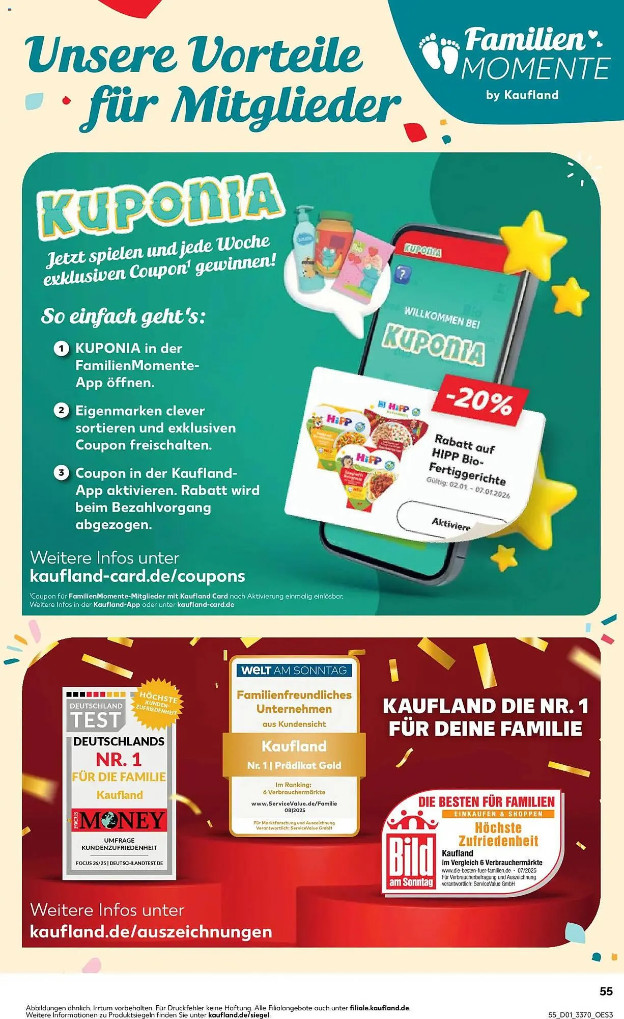Kaufland Prospekt von 2. Januar bis 7. Januar 2026 - Prospekt seite 55