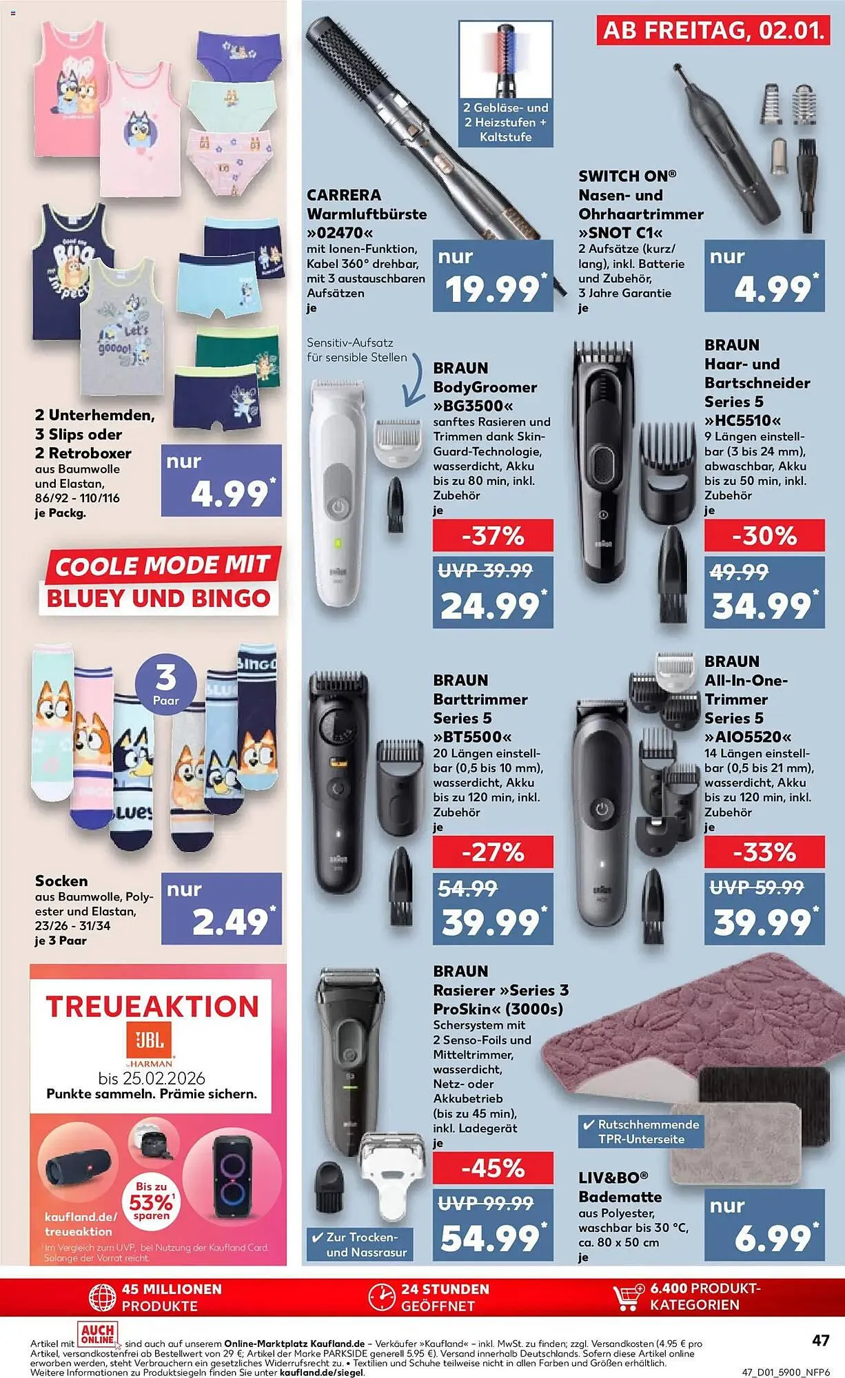 Kaufland Prospekt von 2. Januar bis 7. Januar 2026 - Prospekt seite 47