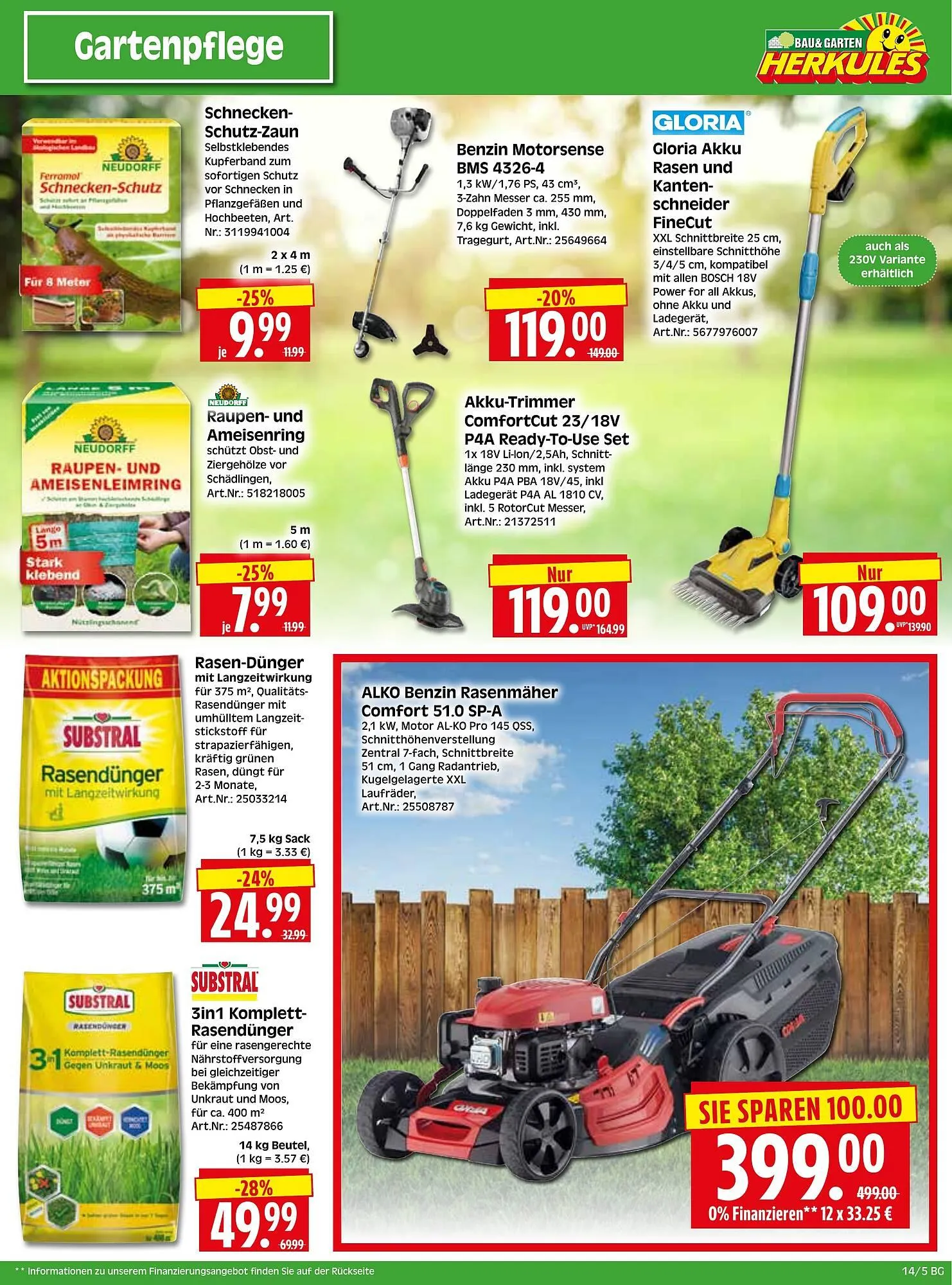 Herkules Baumarkt Prospekt von 31. März bis 5. April 2025 - Prospekt seite 5