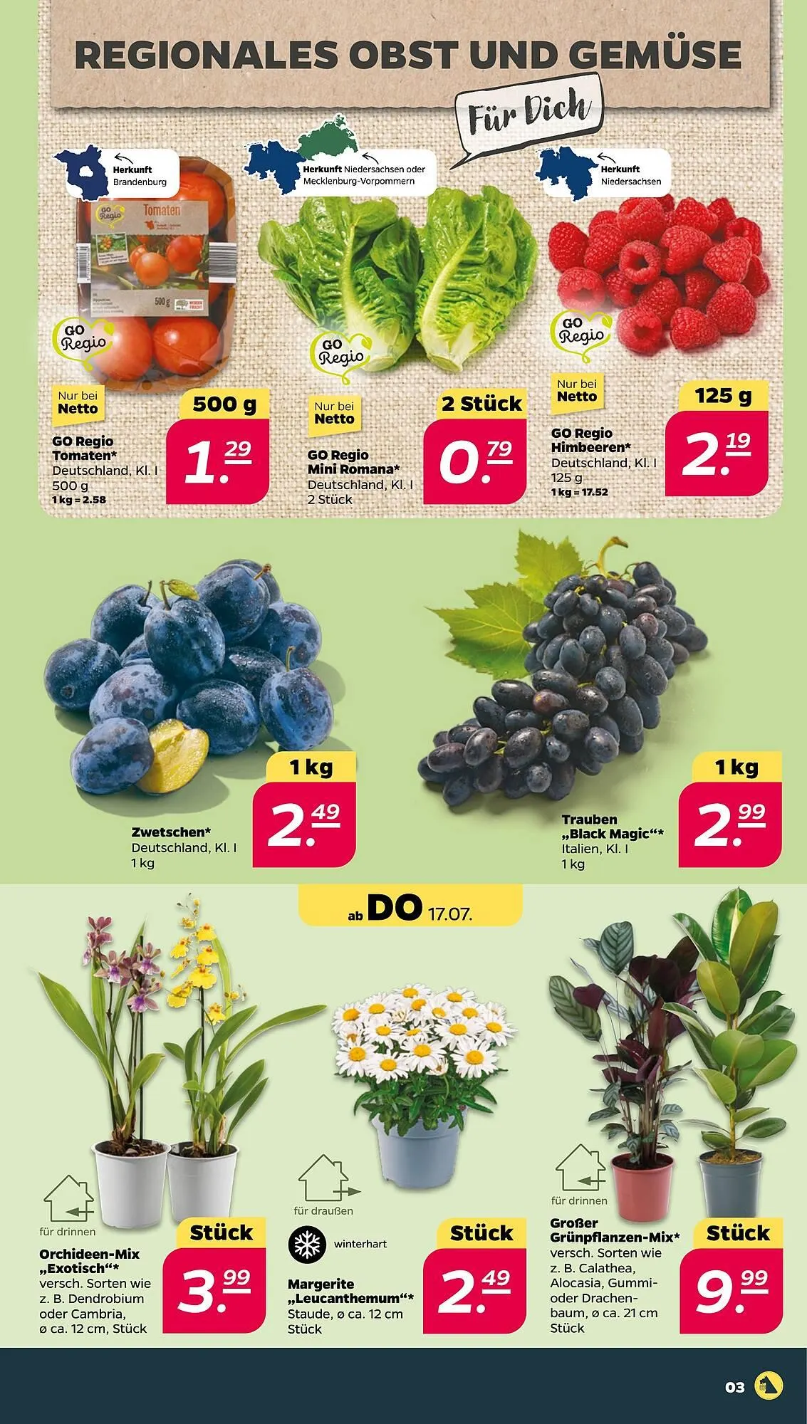 NETTO Prospekt von 14. Juli bis 19. Juli 2025 - Prospekt seite 3