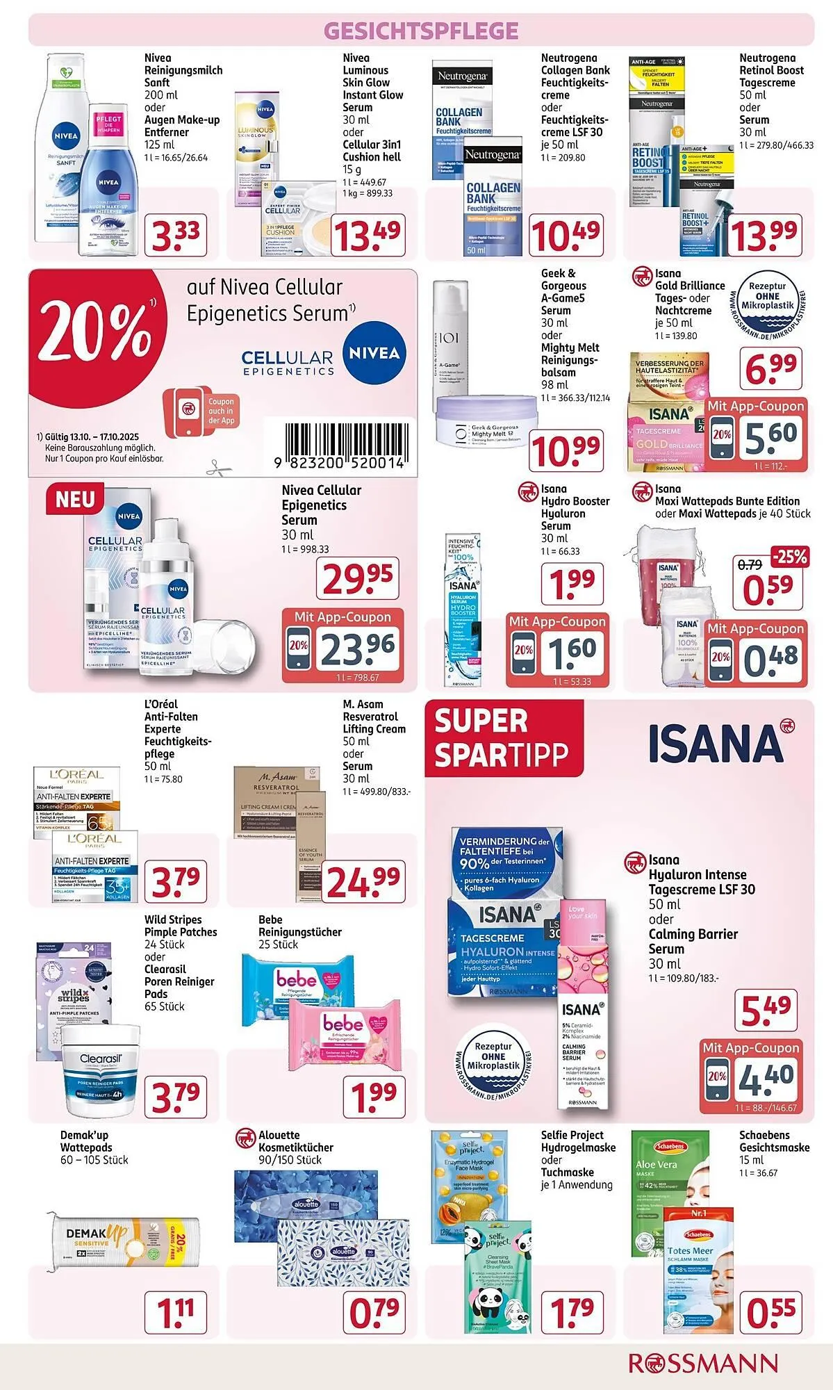 Rossmann Prospekt von 13. Oktober bis 17. Oktober 2025 - Prospekt seite 9
