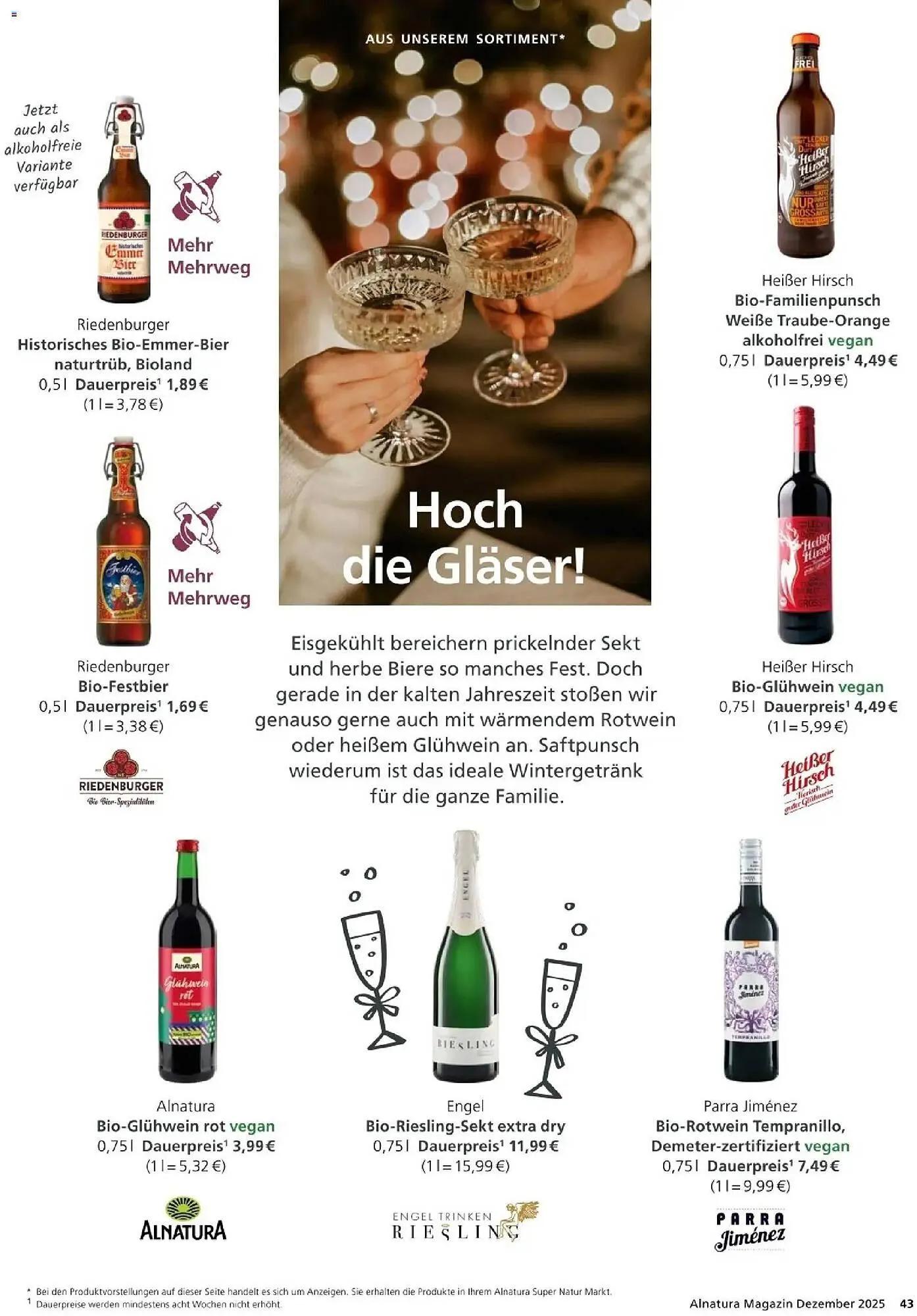 Alnatura Prospekt von 1. Dezember bis 31. Dezember 2025 - Prospekt seite 43