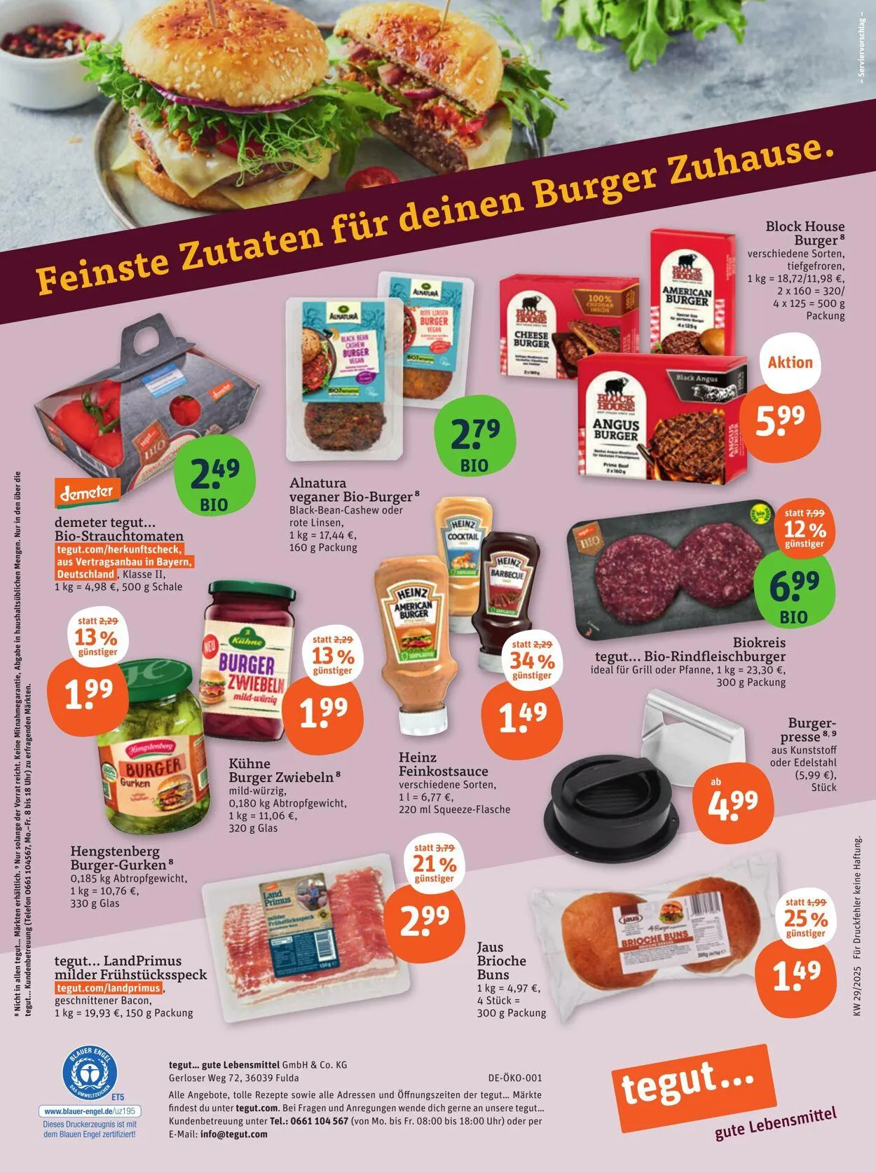 Tegut Aktueller Prospekt von 14. Juli bis 20. Juli 2025 - Prospekt seite 23