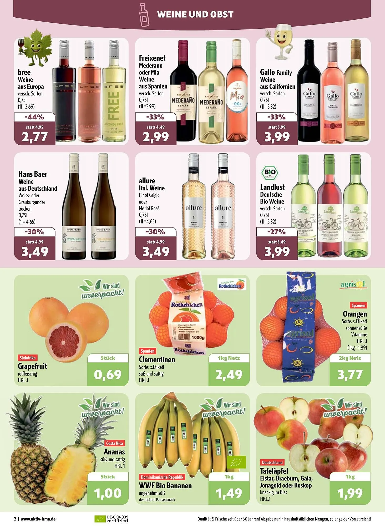 Aktiv Irma Prospekt von 5. Januar bis 10. Januar 2026 - Prospekt seite 2