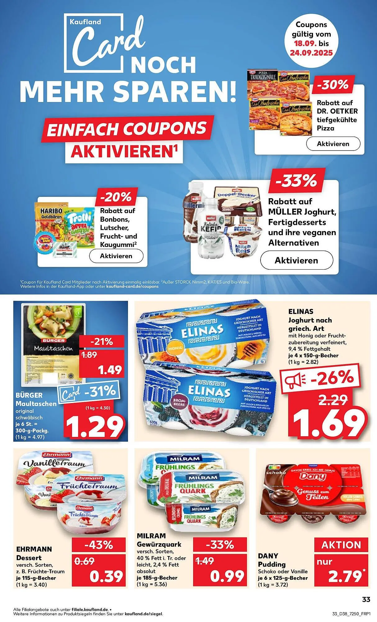 Kaufland Prospekt von 21. September bis 24. September 2025 - Prospekt seite 33