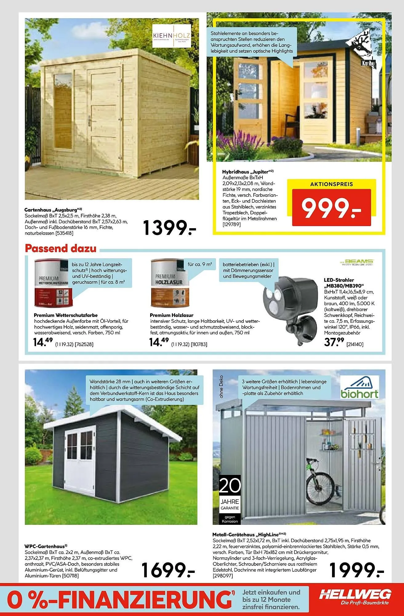 Hellweg Prospekt von 16. Juni bis 21. Juni 2025 - Prospekt seite 19