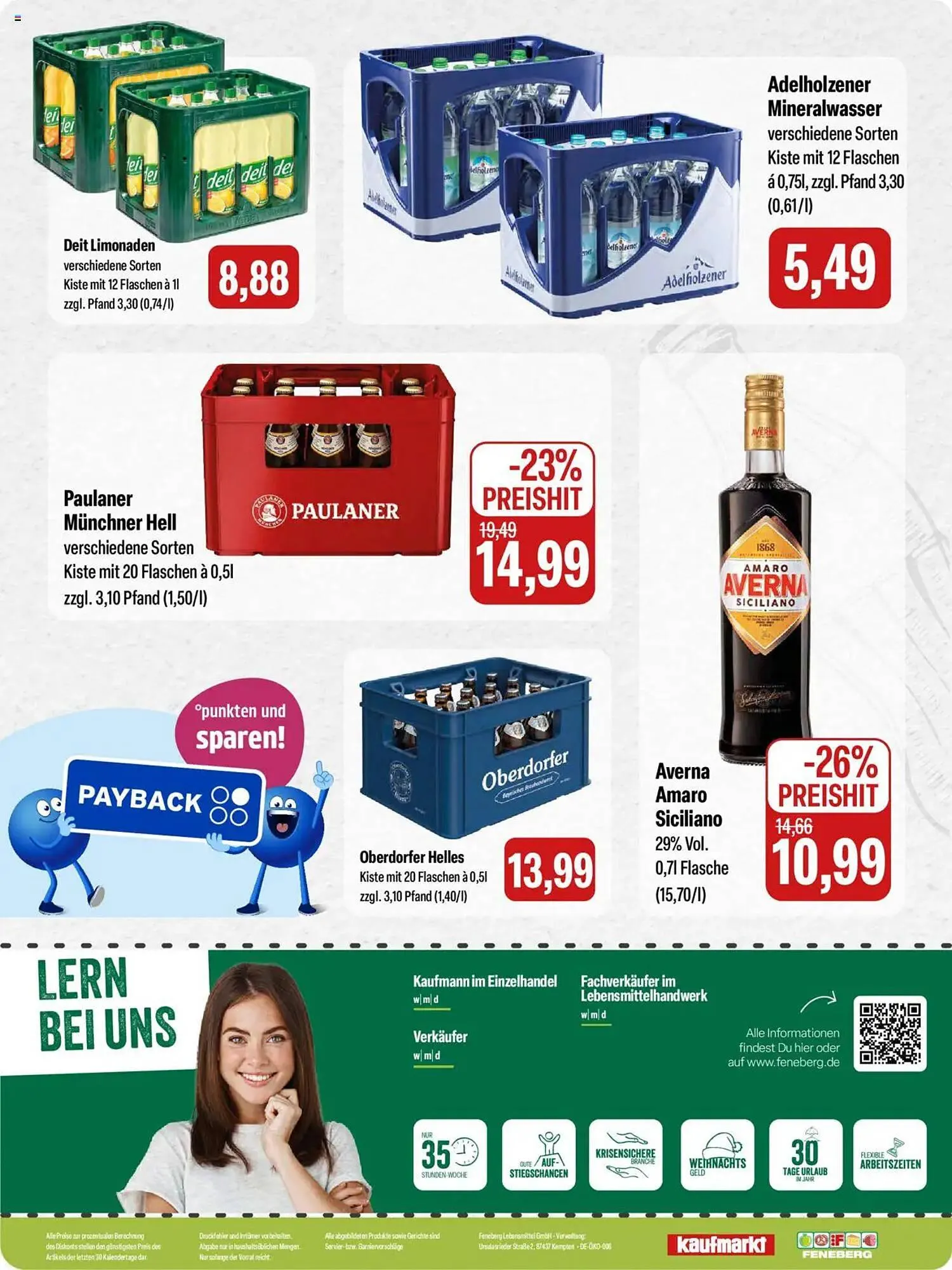 Feneberg Prospekt von 21. August bis 23. August 2025 - Prospekt seite 16