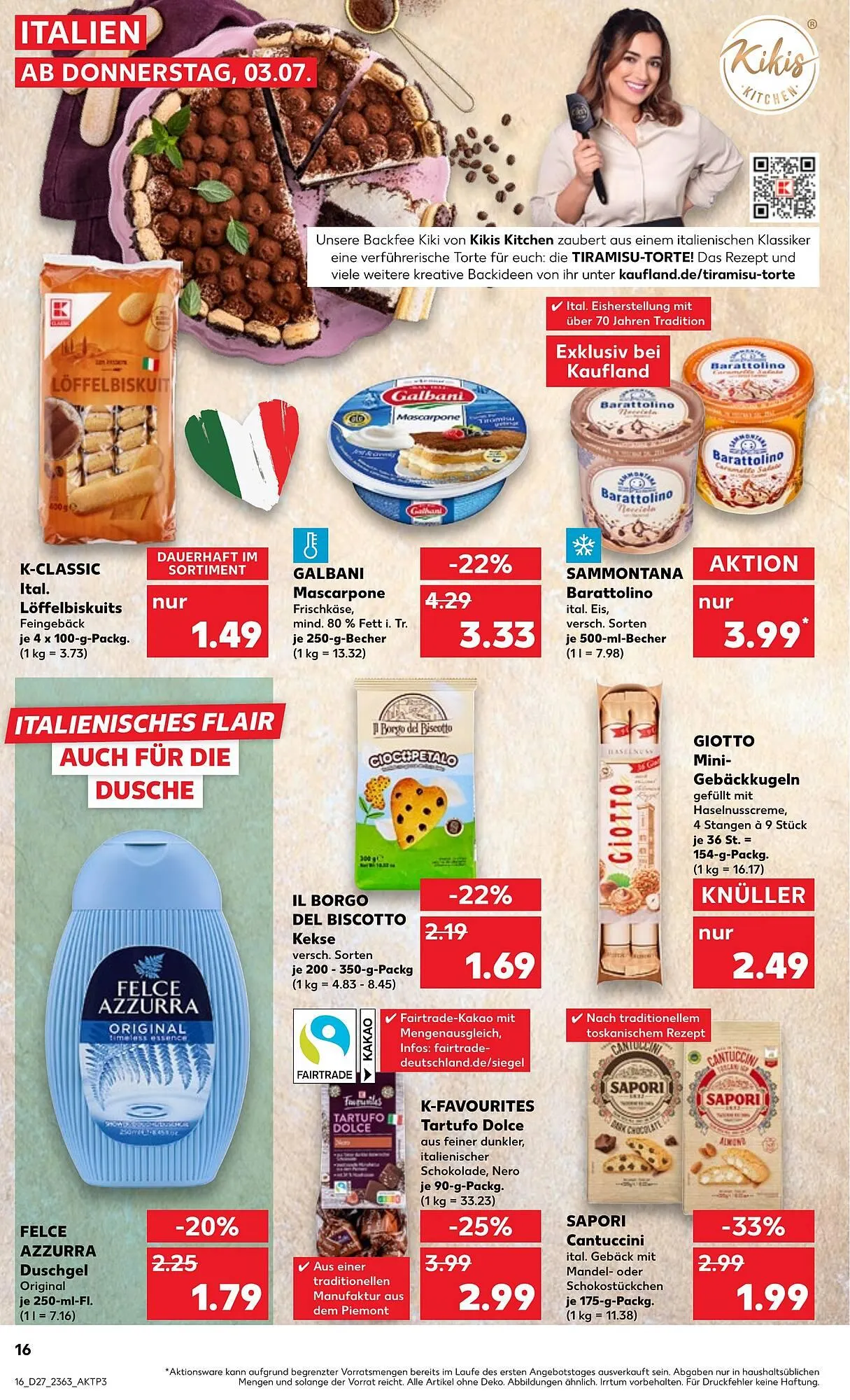 Kaufland Prospekt von 3. Juli bis 9. Juli 2025 - Prospekt seite 16