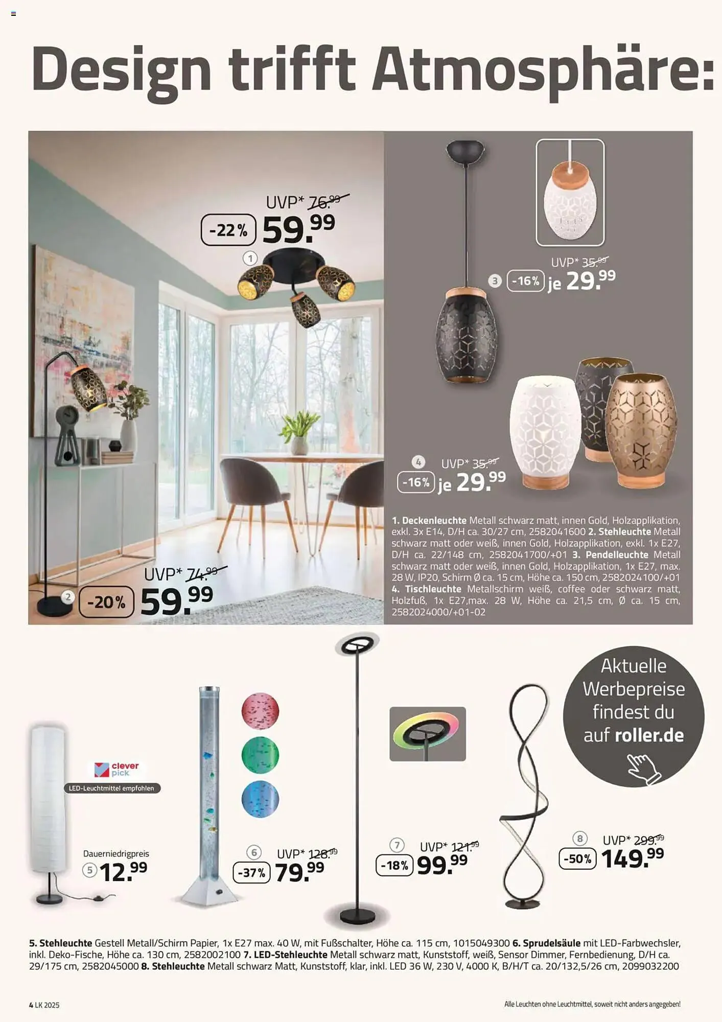 ROLLER Prospekt von 28. September bis 31. Januar 2026 - Prospekt seite 4