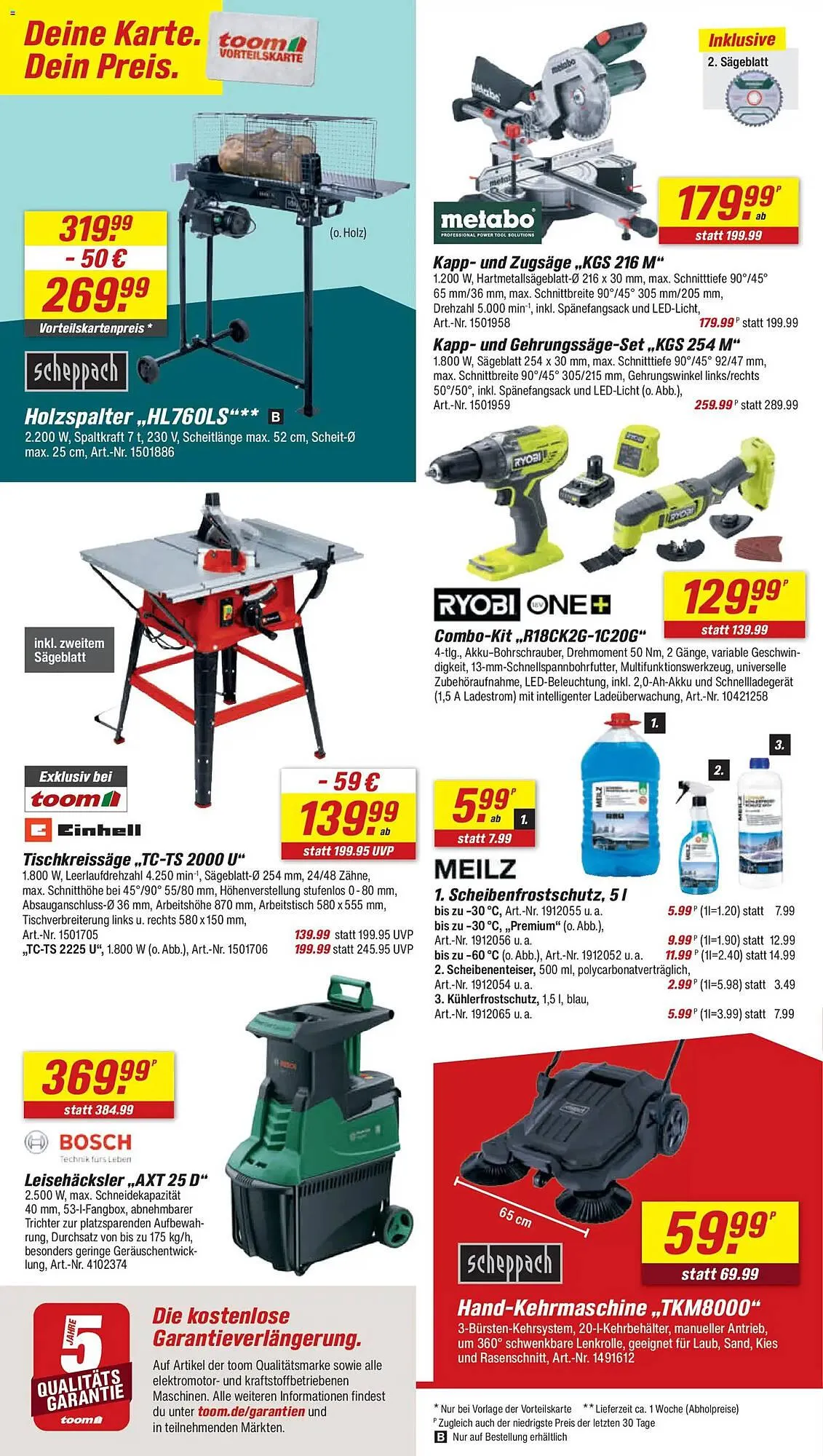 Toom Baumarkt Prospekt von 15. November bis 21. November 2025 - Prospekt seite 8