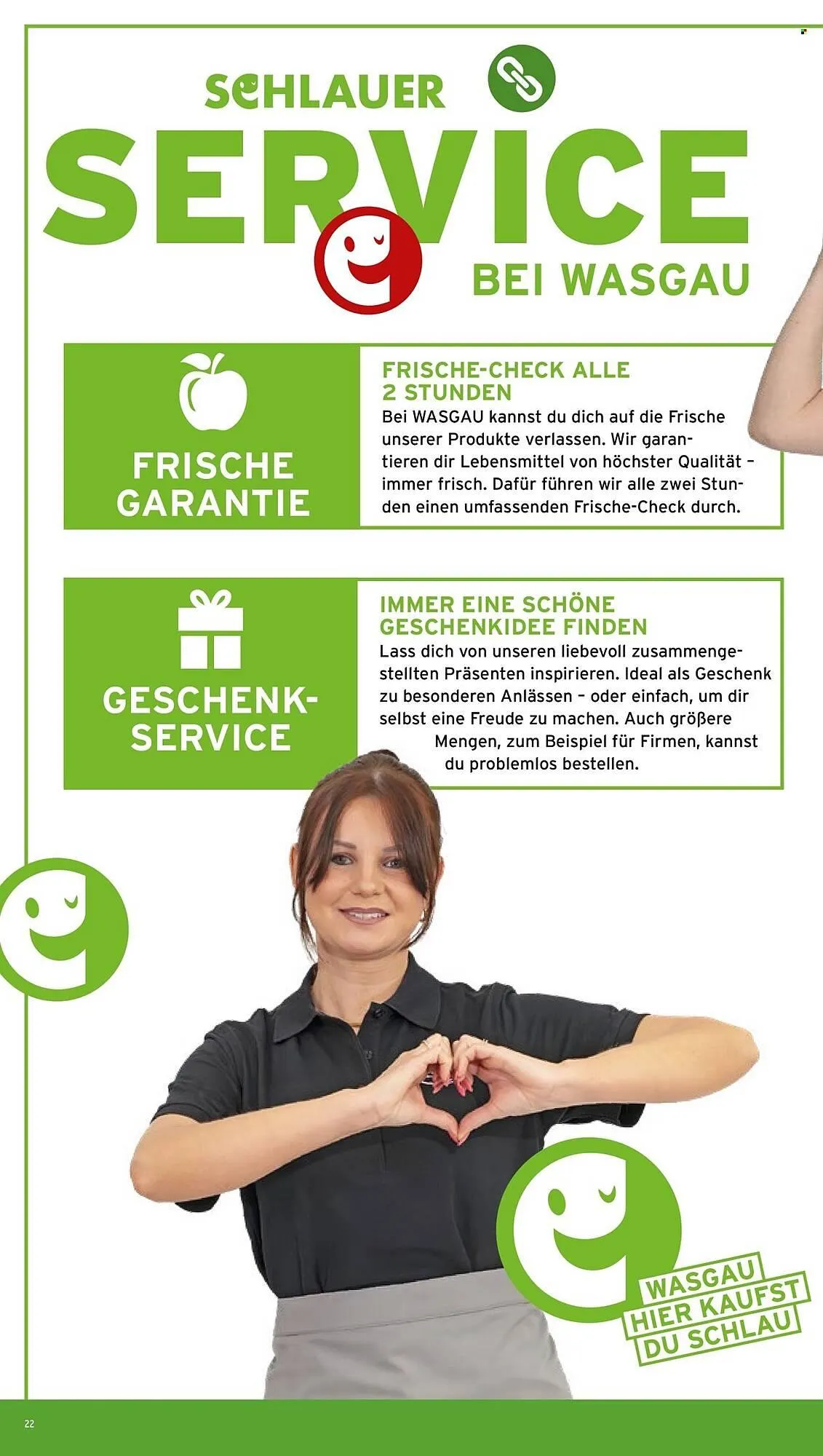 Wasgau Prospekt von 20. April bis 25. April 2026 - Prospekt seite 22