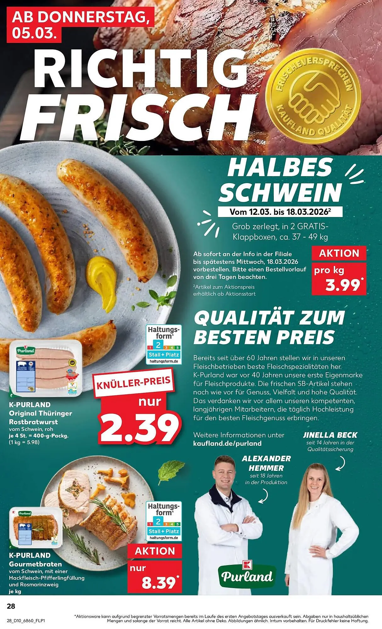 Kaufland Prospekt von 5. März bis 11. März 2026 - Prospekt seite 28