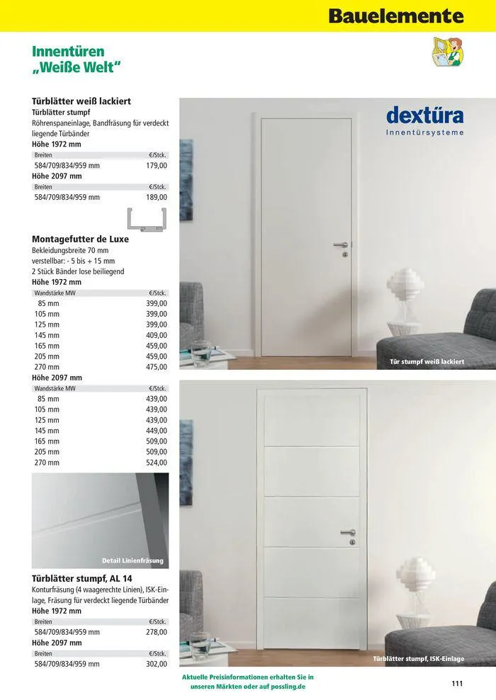 Holz-& Baukatalog 2024/25 von 27. März bis 31. Januar 2025 - Prospekt seite 111