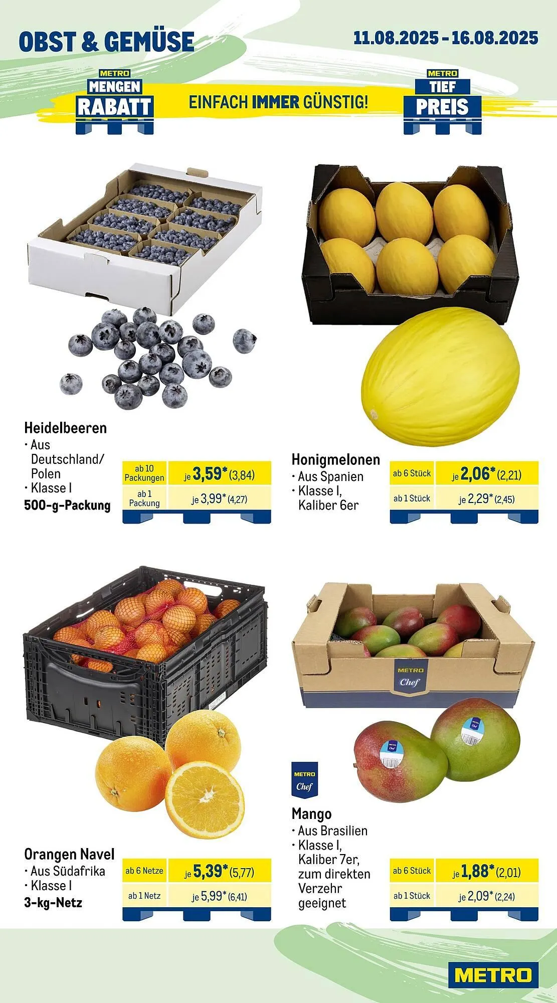 METRO Prospekt von 11. August bis 17. August 2025 - Prospekt seite 7